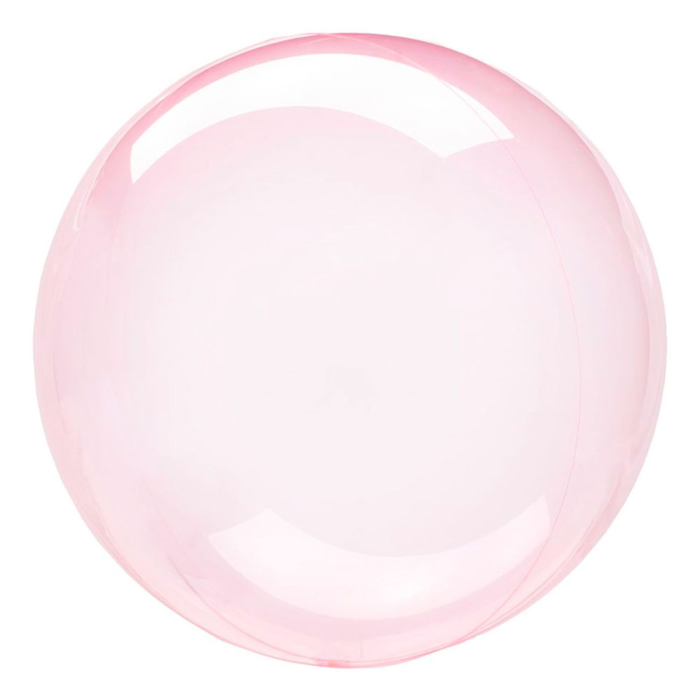 Klotballong Mörkrosa Transparent - 1-pack