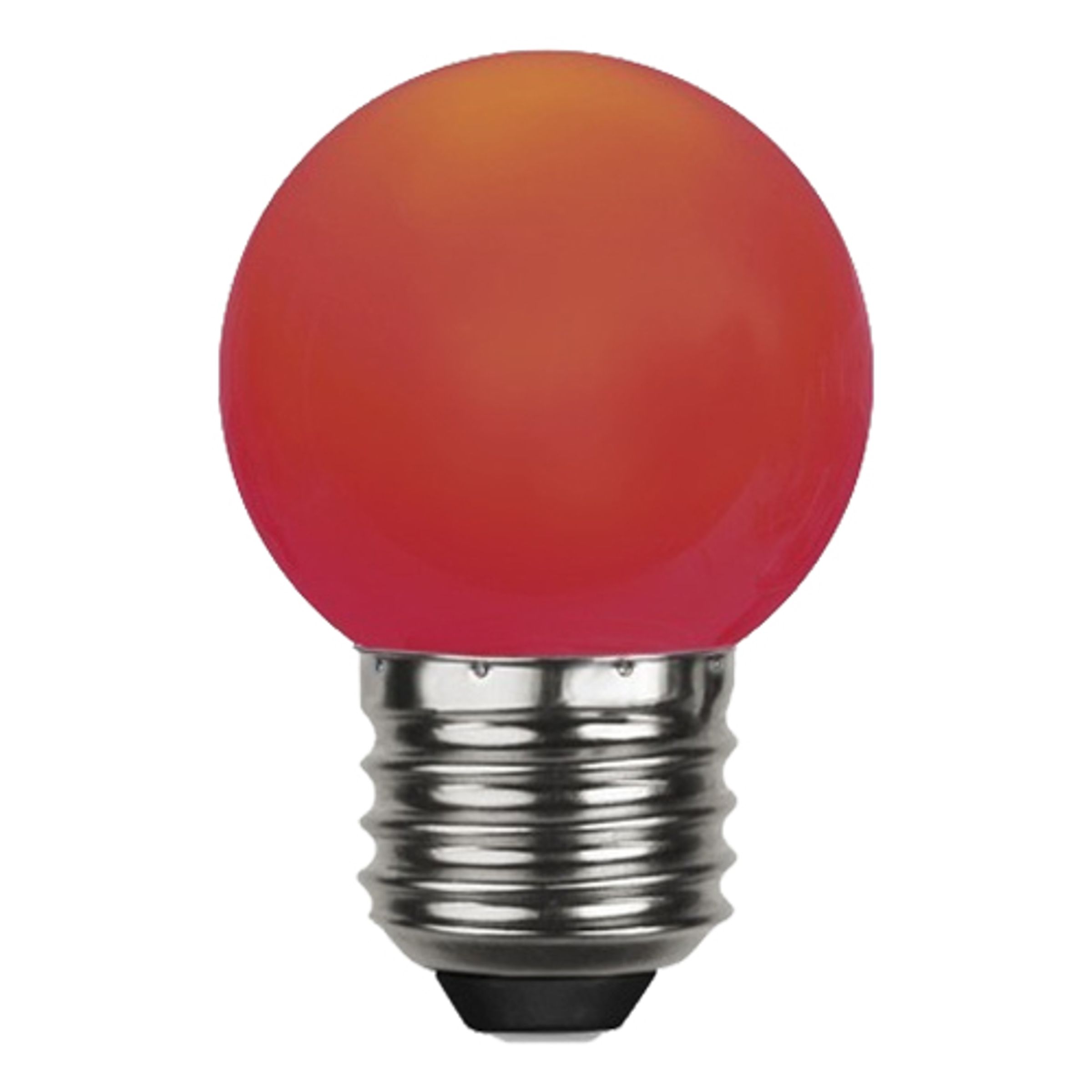 Läs mer om Klotlampa E27 LED - Röd