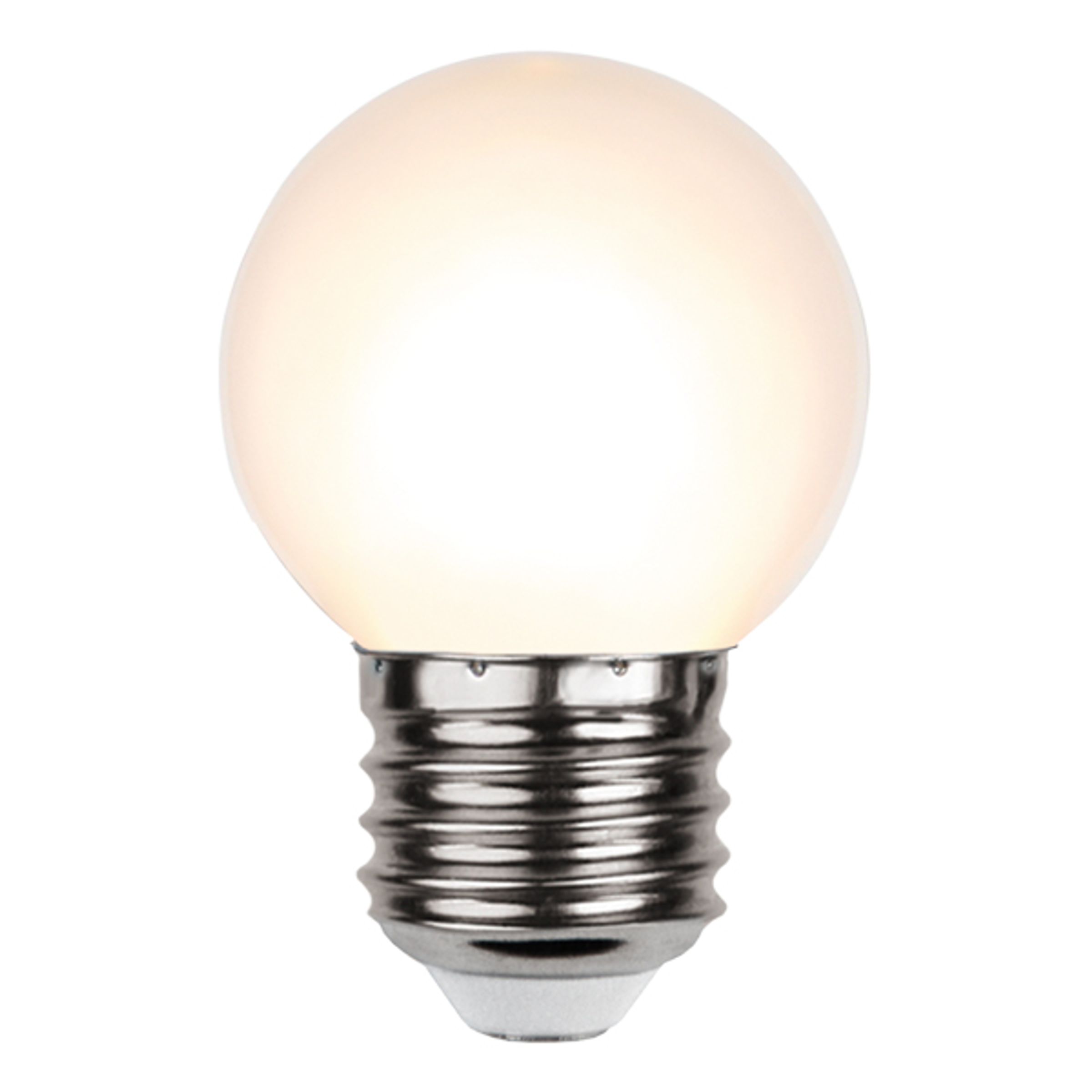 Klotlampa E27 LED - Varmvit