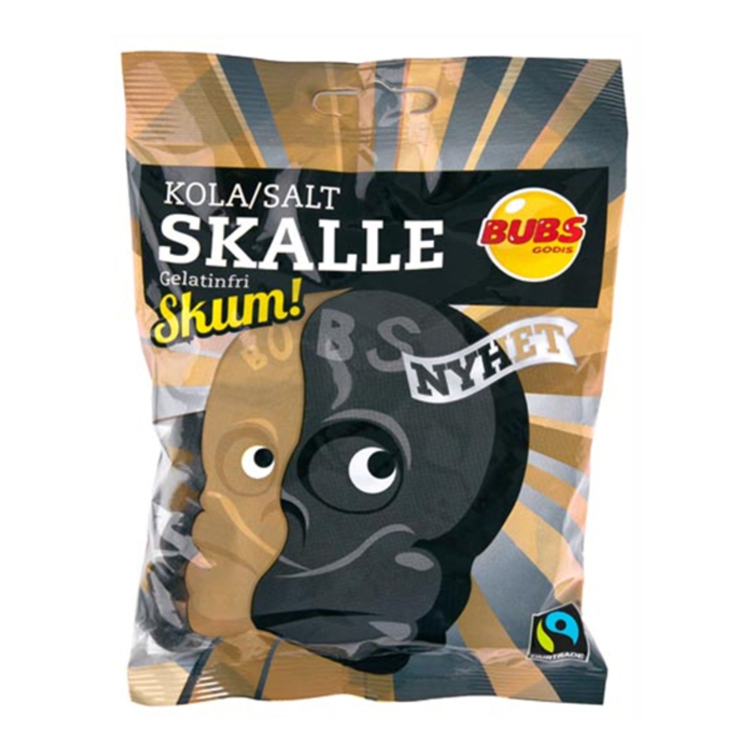 Kola/Salt Skalle Skum i Påse - 90 gram