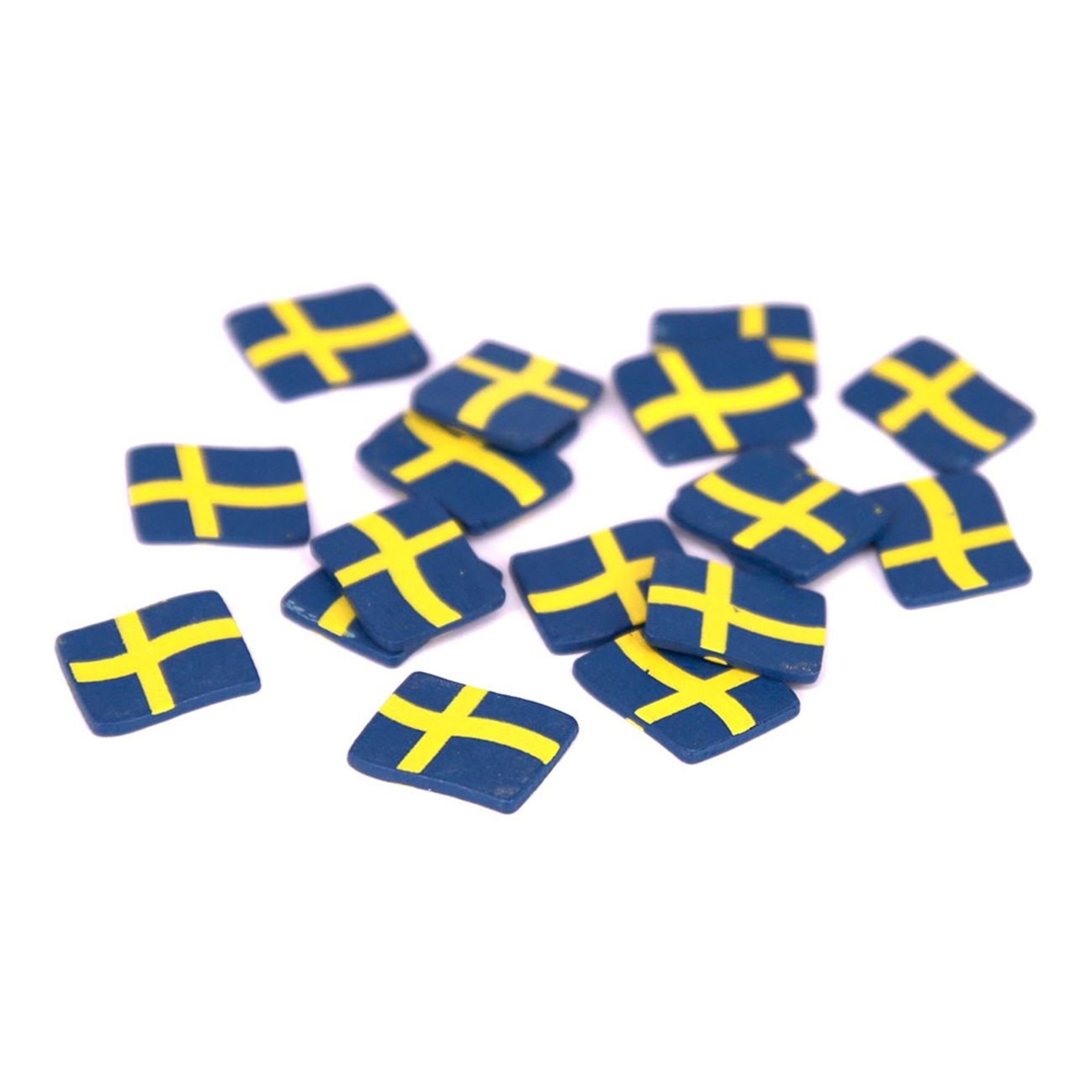 Läs mer om Konfetti Sverigeflaggor i Trä