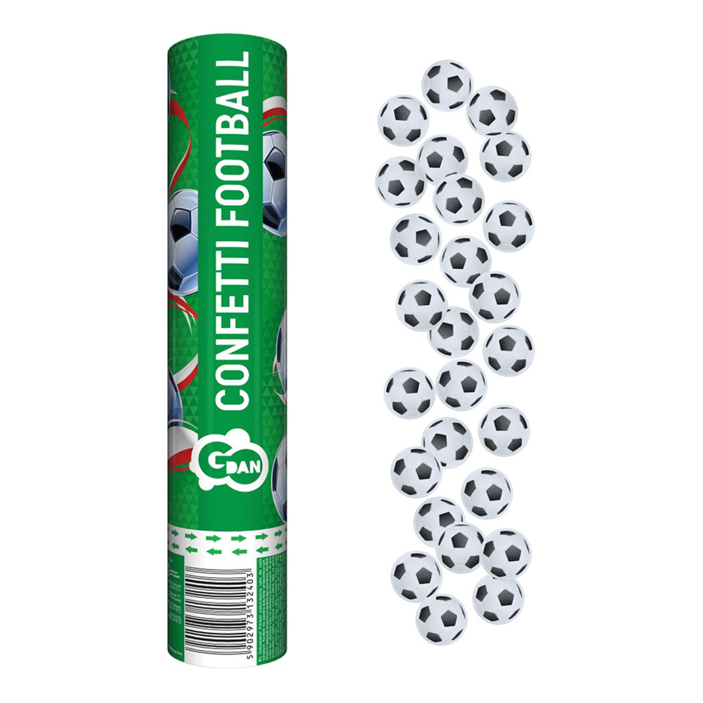 Konfettikanon Football Game - 30 cm