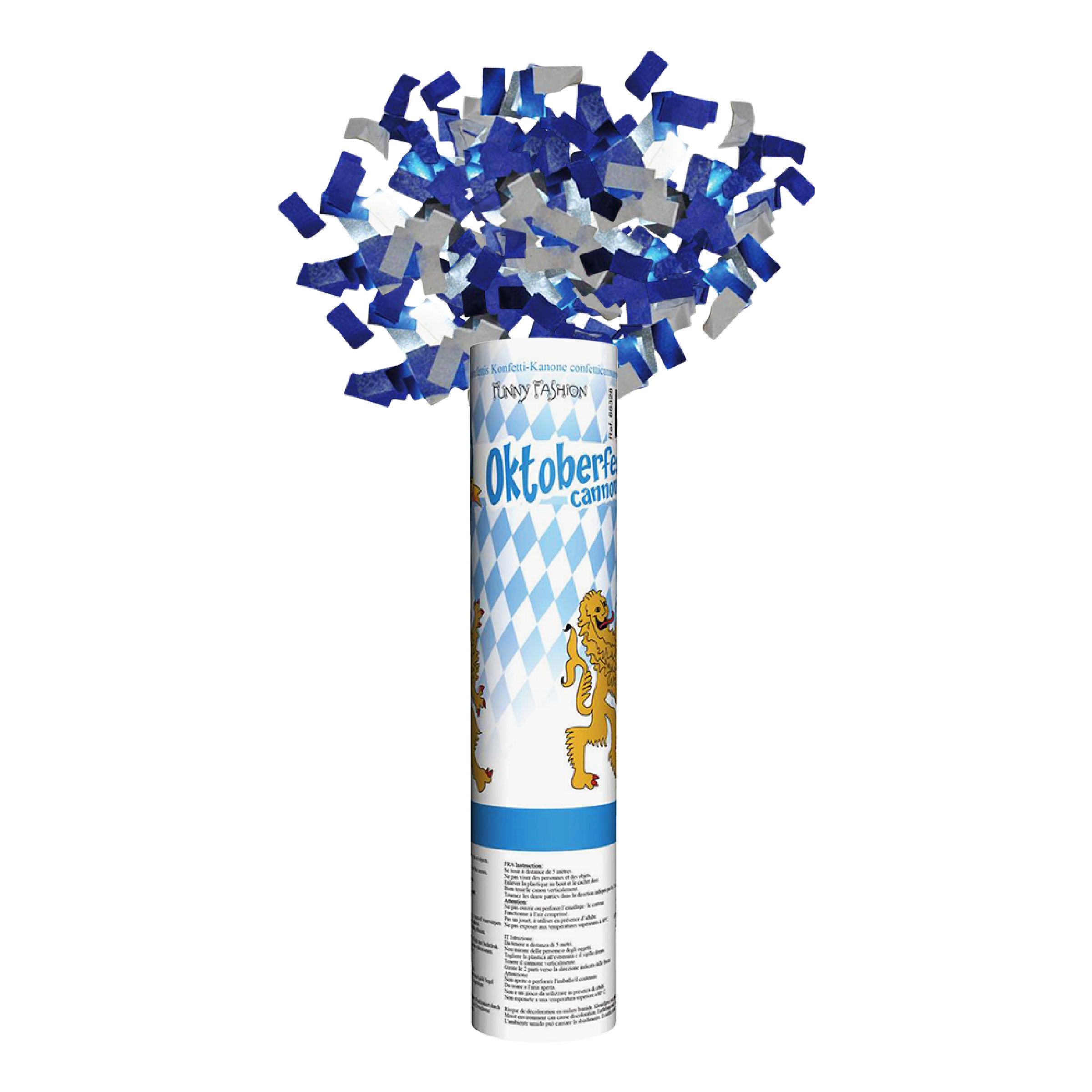 Konfettikanon Oktoberfest - 20 cm | Hem - Teman - Högtider - Oktoberfest - Oktoberfestdekorationer | Pryloteket
