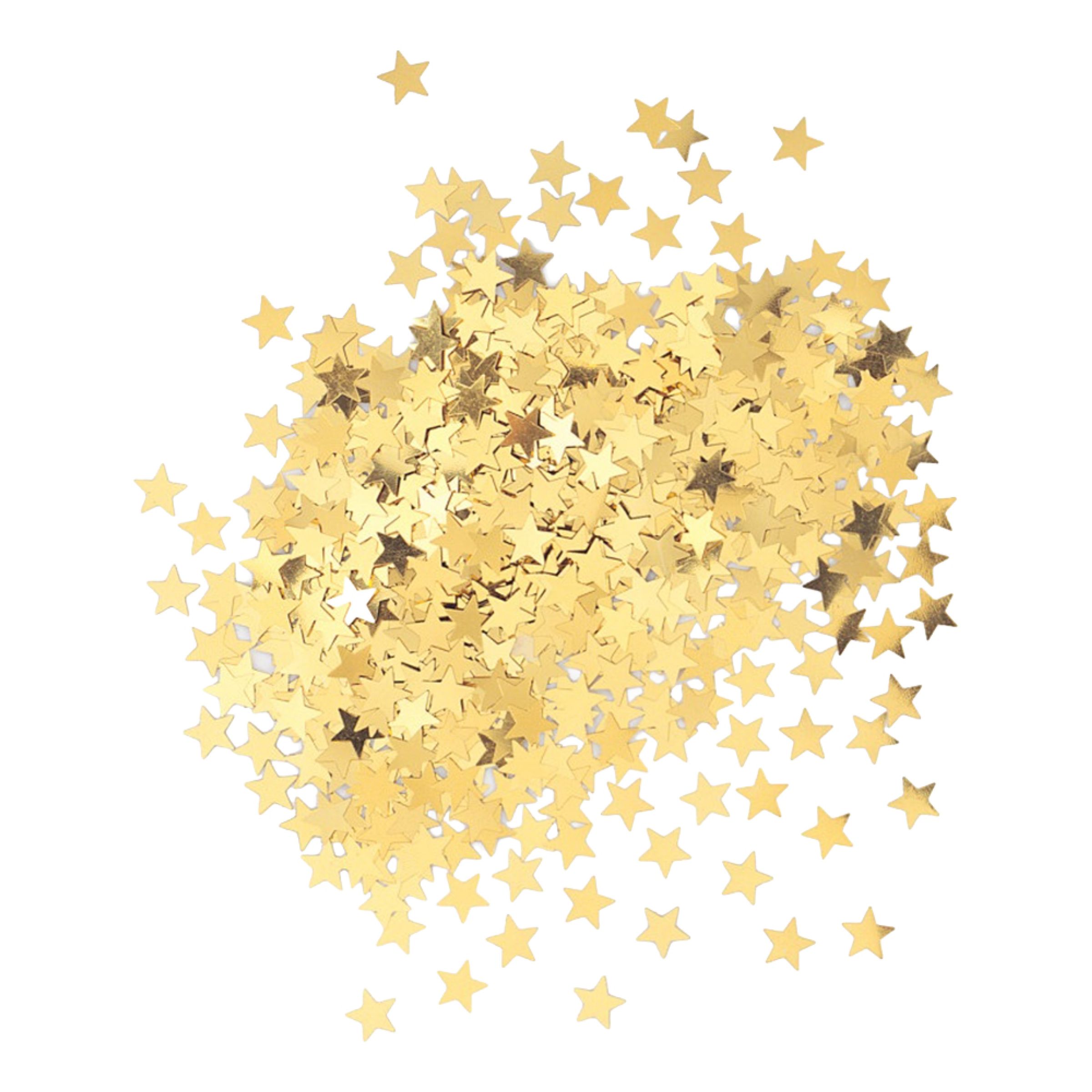 Konfettistjärnor Guld | Hem - Festartiklar - Festdekoration - Konfetti | Maskeradspecialisten