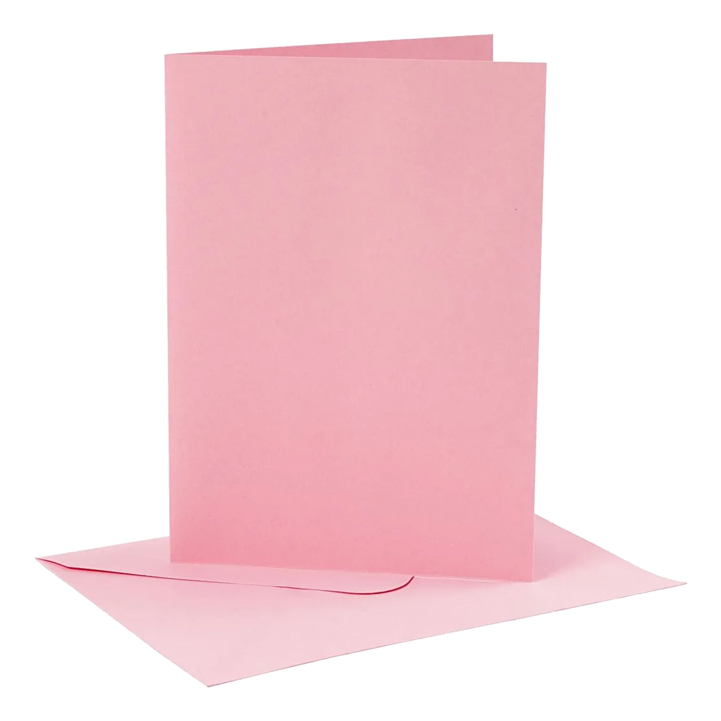 Läs mer om Kort med Kuvert Rosa - 12,7 x 17,8 cm