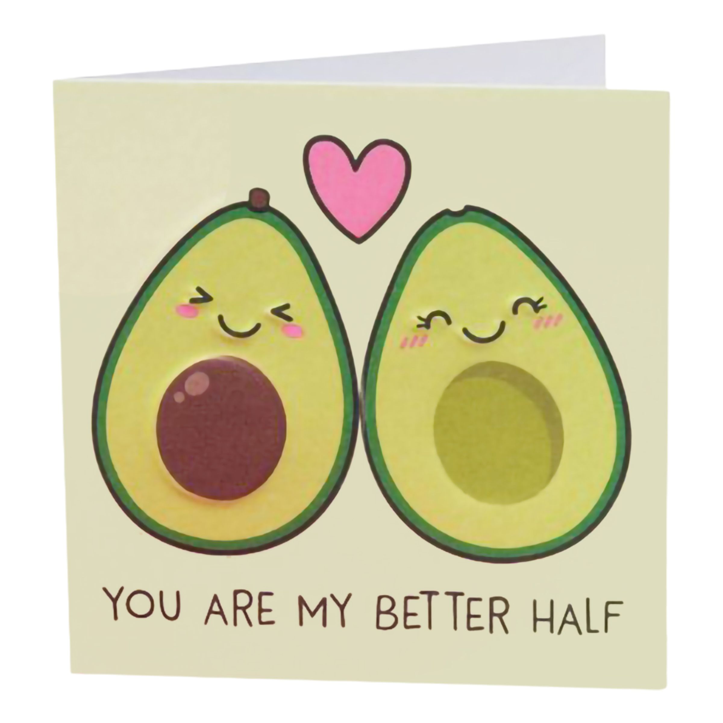 Kort Mini You are My Better Half | Hem - Festartiklar - Hälsningskort - Alla Hjärtans Dag Kort | Pryloteket