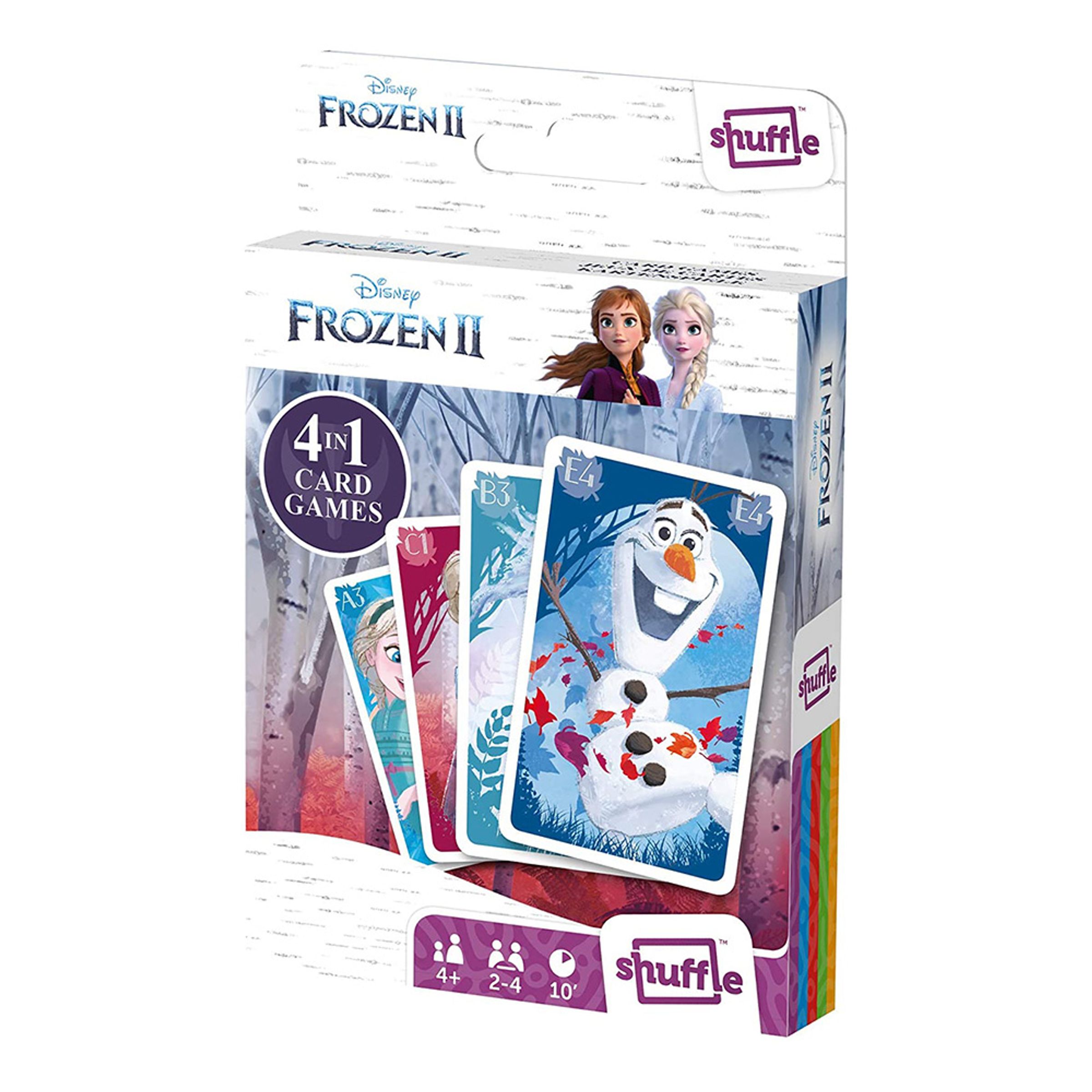 Kortspel 4-i-1 Frozen II