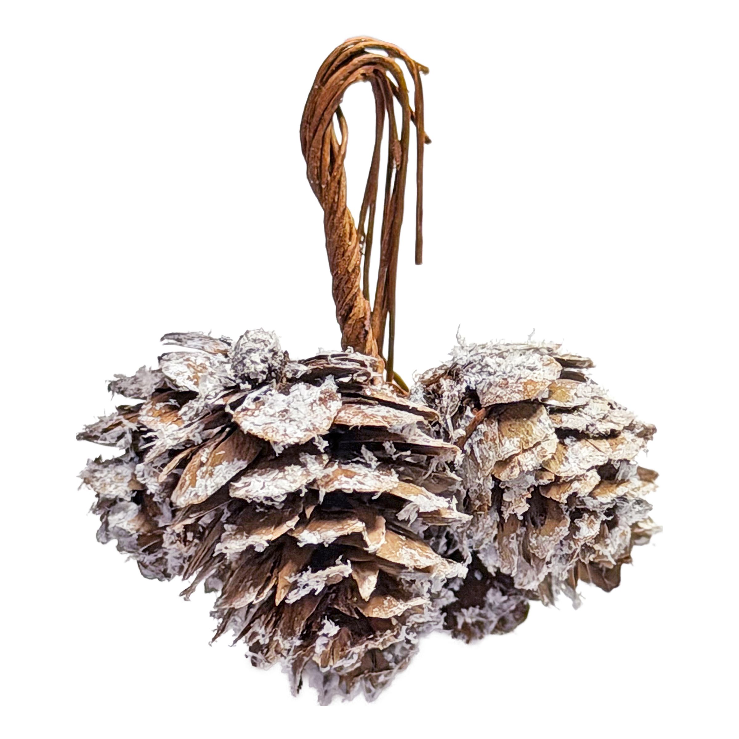 Kottar i Knippe med Snö | Hem - Festartiklar - Festdekoration - Julpynt | Party Outlet