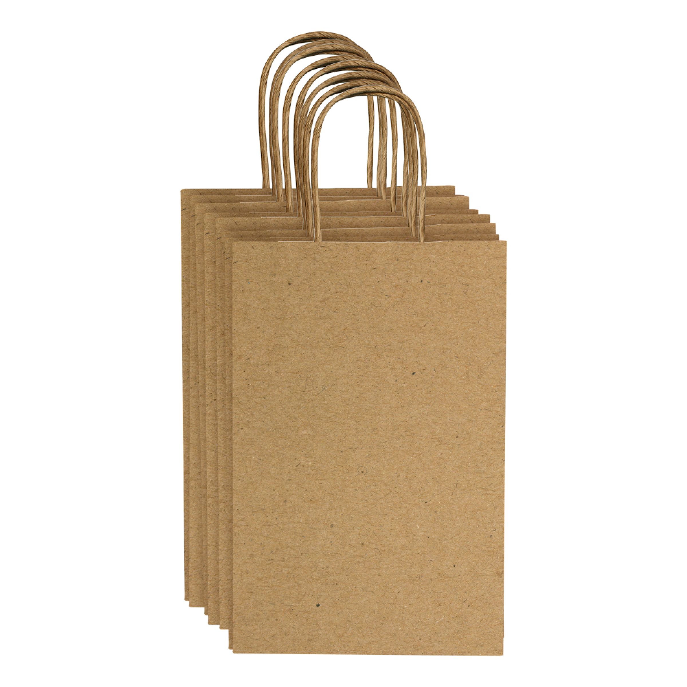 Kraftpåsar Natur - 8-pack | Hem - Festartiklar - Kalastillbehör - Kalaspåsar | Pryloteket