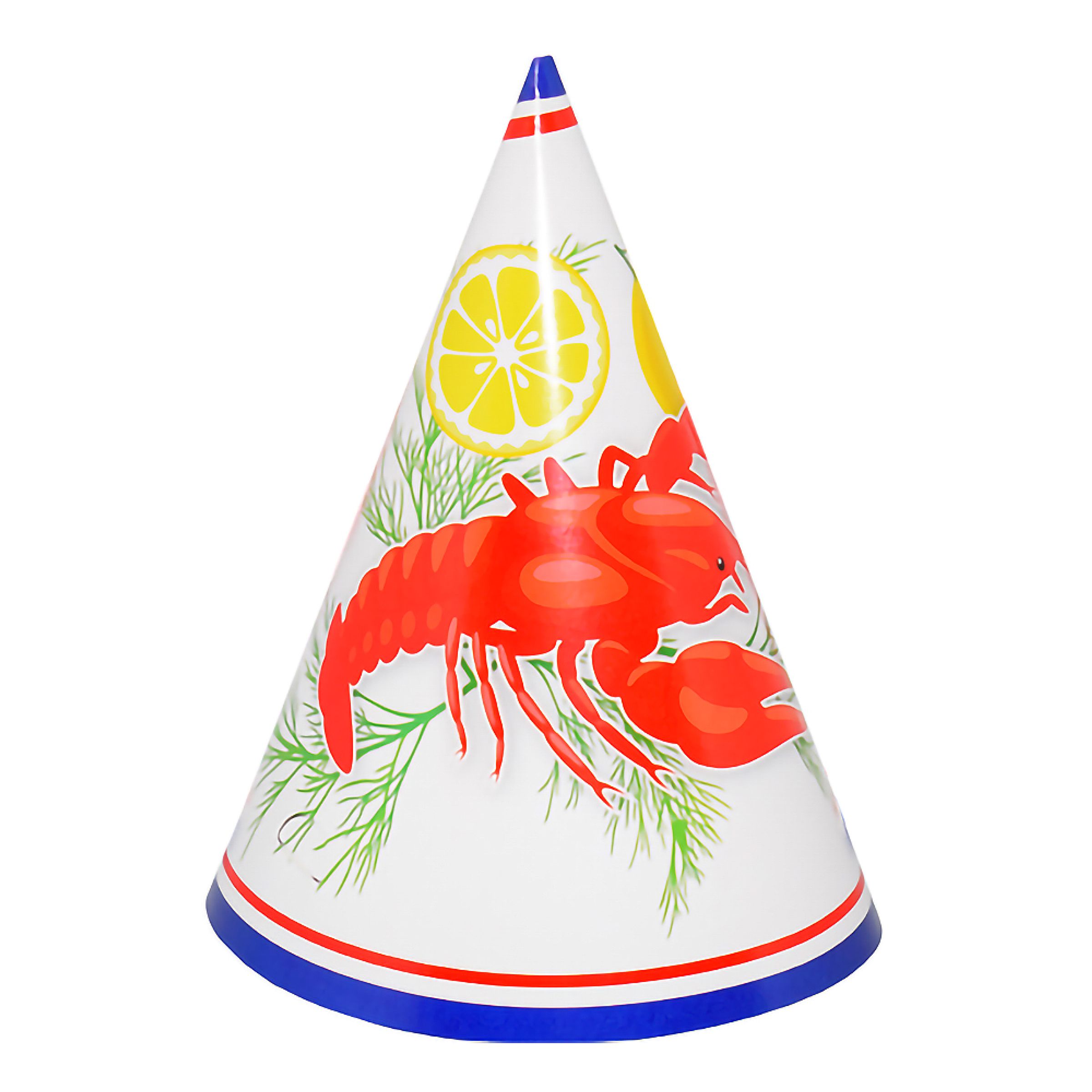 Kräftskiva Partyhatt - 6-pack | Hem - Festartiklar - Kalastillbehör - Partyhattar | Pryloteket