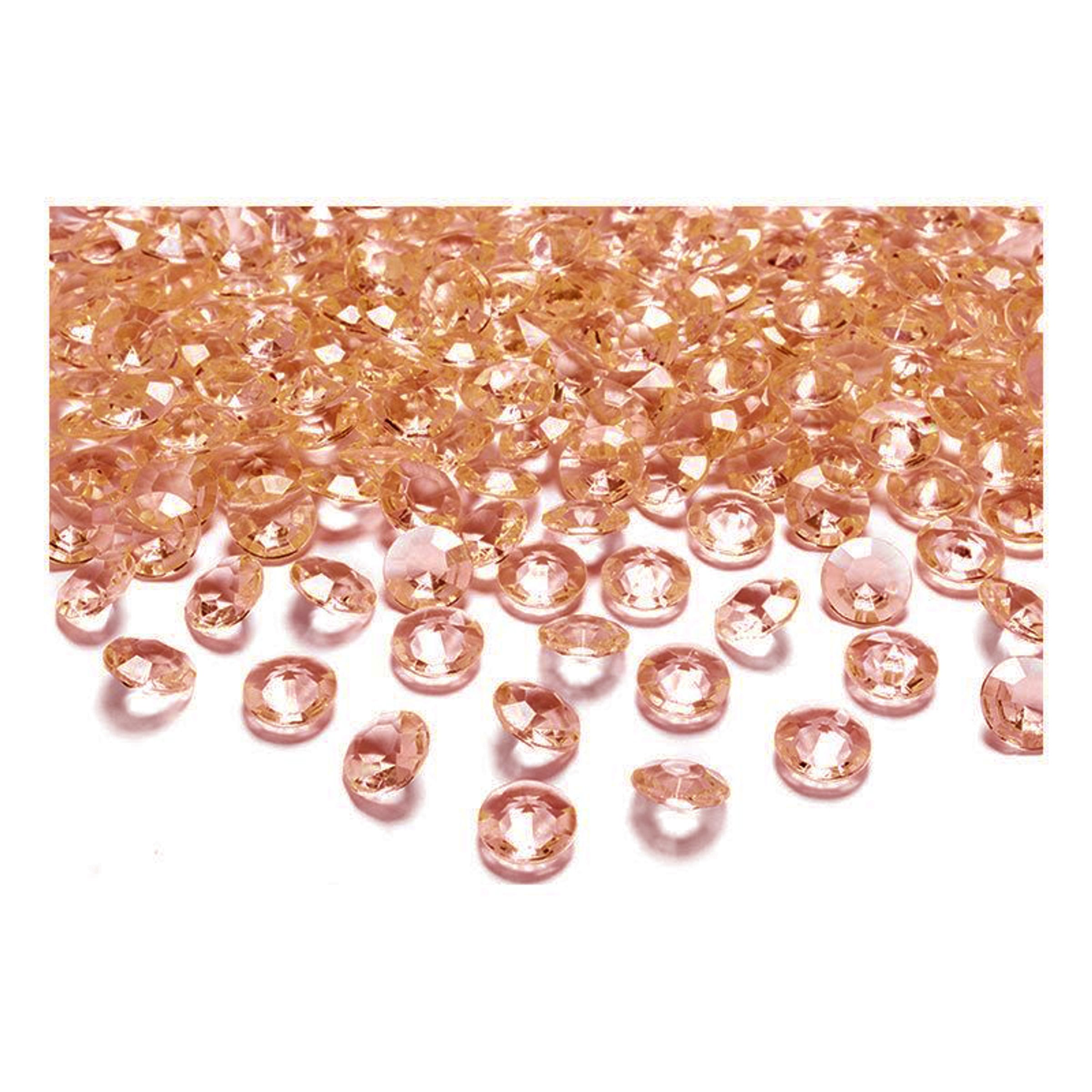 Läs mer om Kristalldiamanter Guld - 100-pack