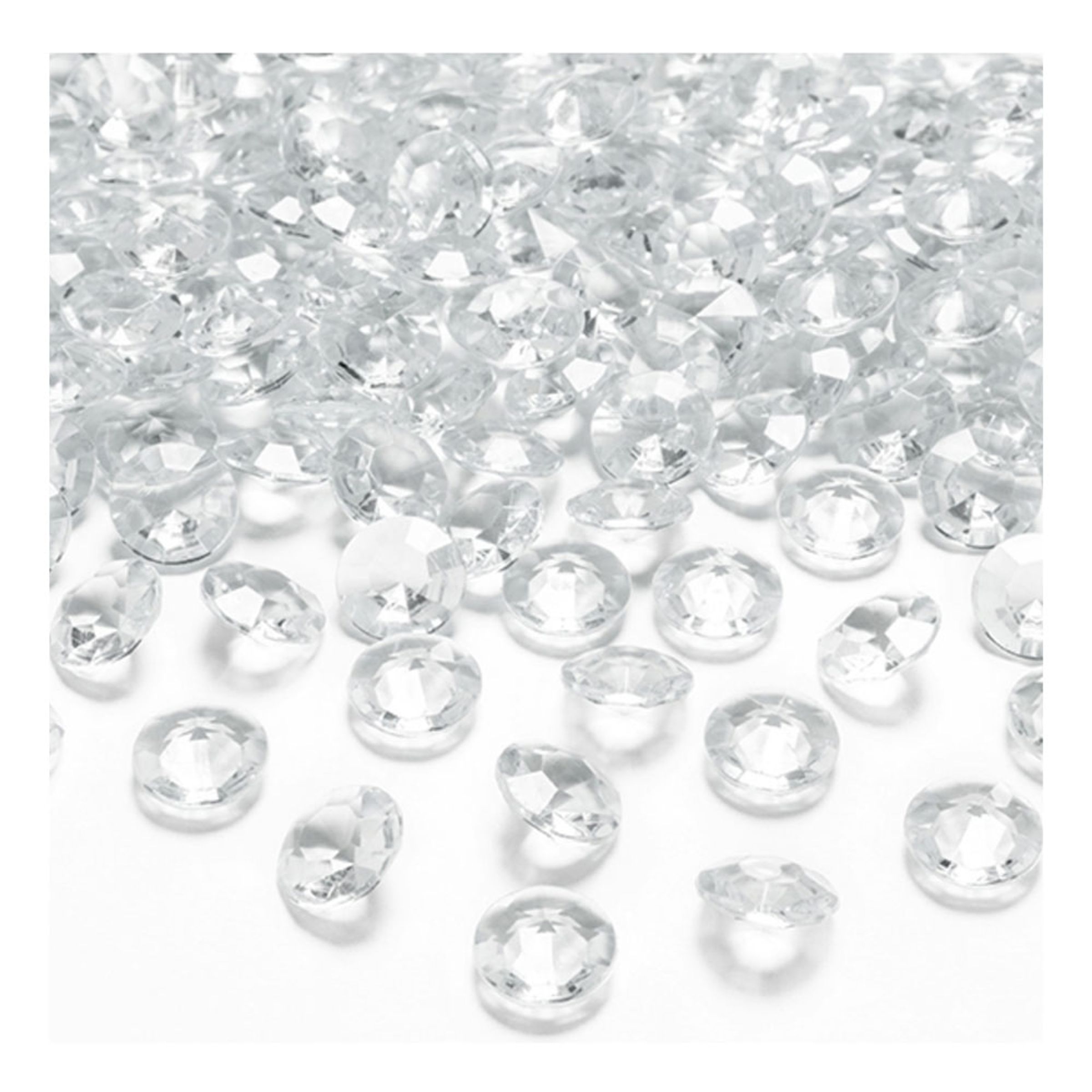 Läs mer om Kristalldiamanter Klar - 100-pack