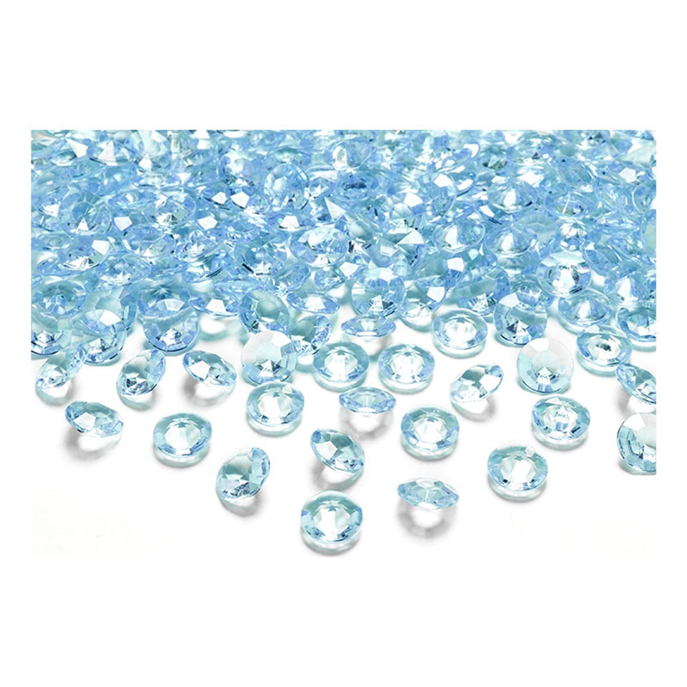 Läs mer om Kristalldiamanter Turkos - 100-pack