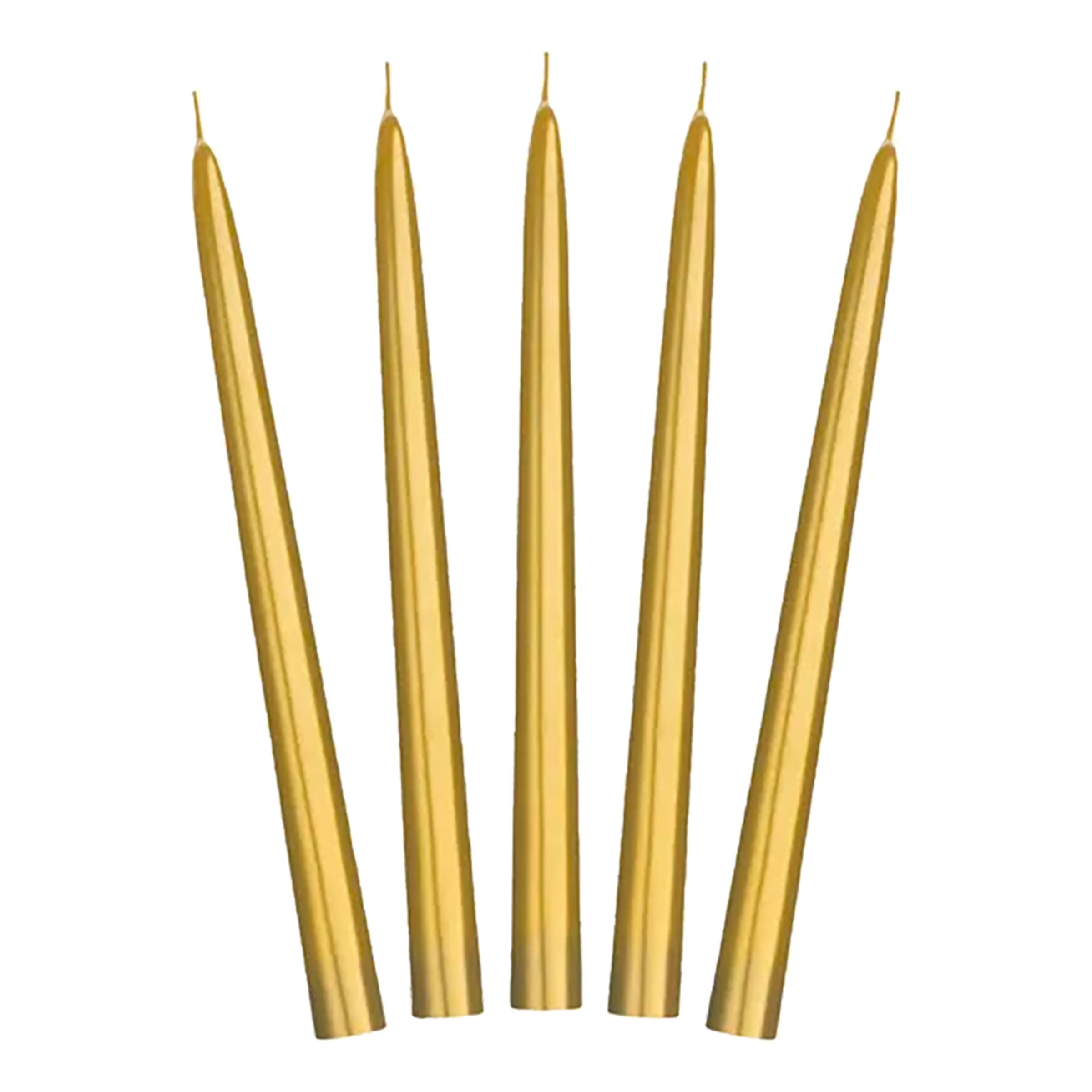 Kronljus Guld Metallic - 10-pack