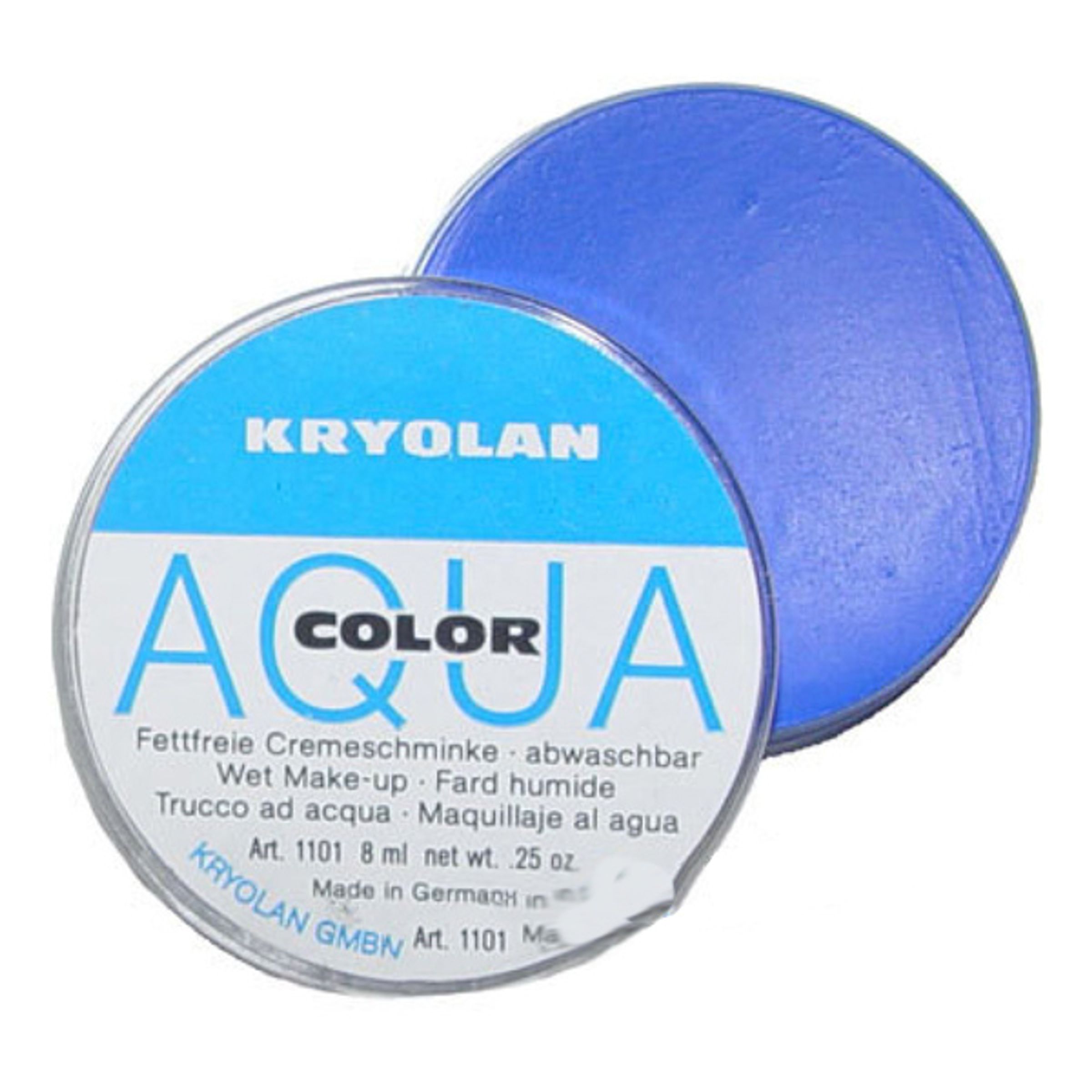Läs mer om Kryolan Aquacolor Smink - Blå