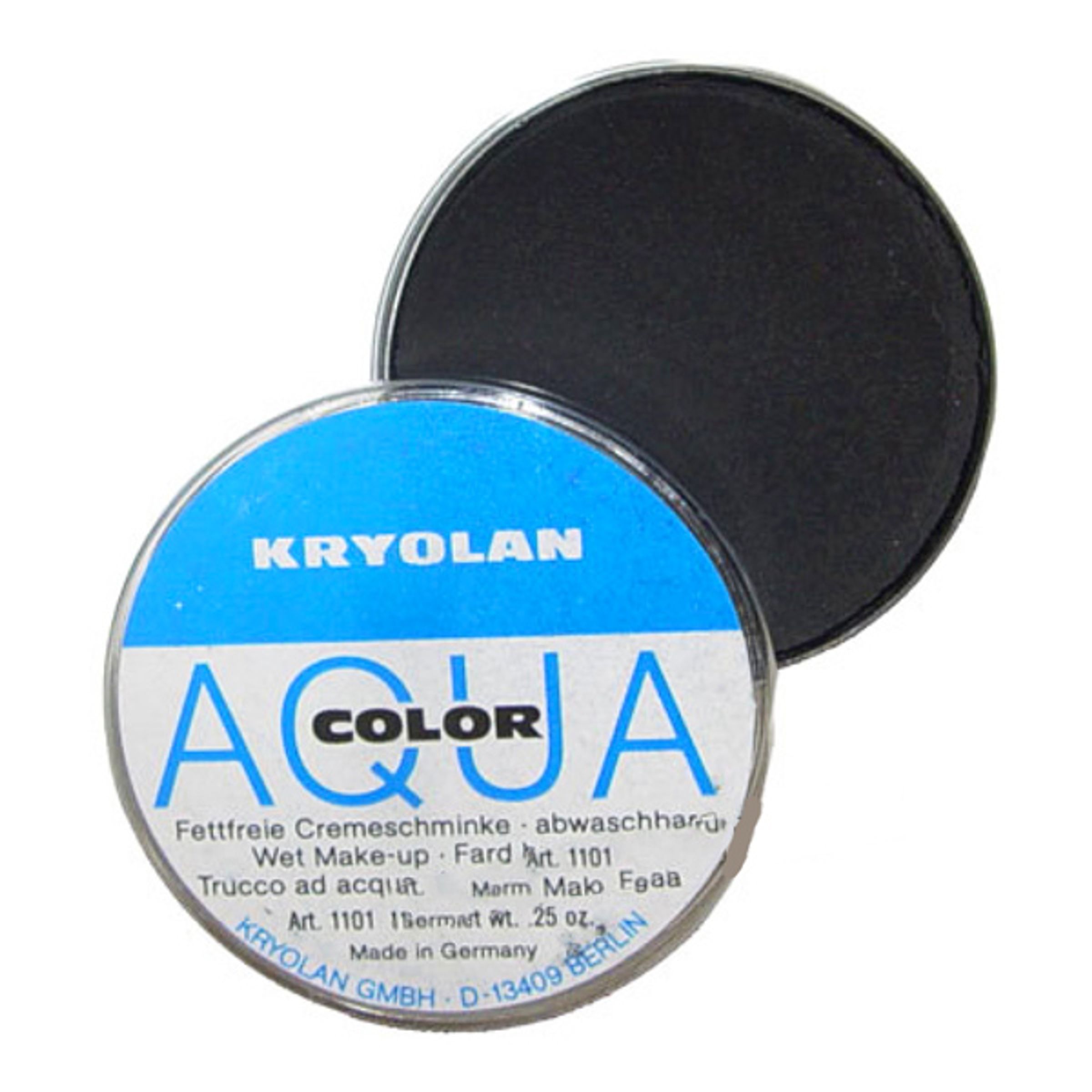 Läs mer om Kryolan Aquacolor Smink - Svart