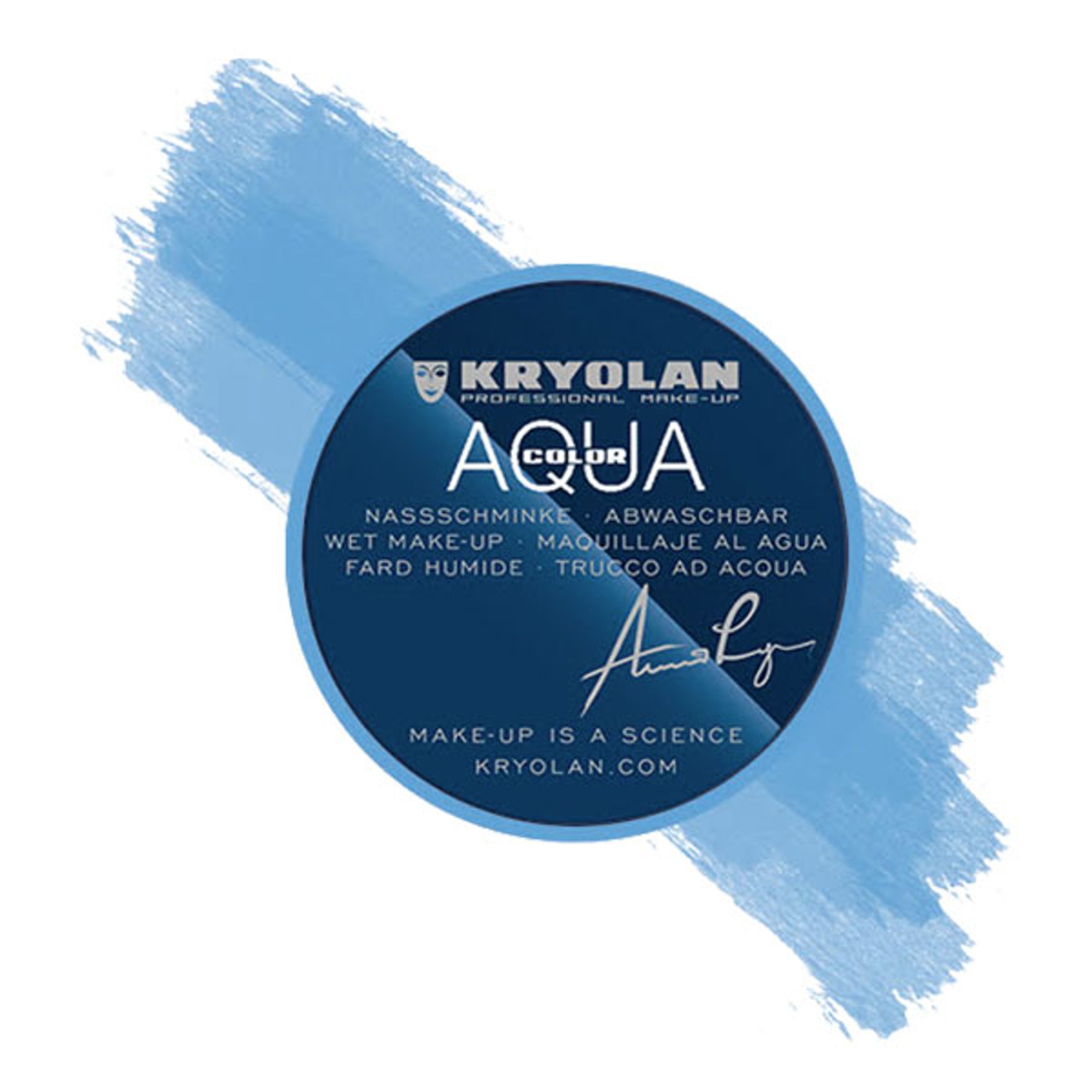 Läs mer om Kryolan Aquacolor Smink - Himmelblå