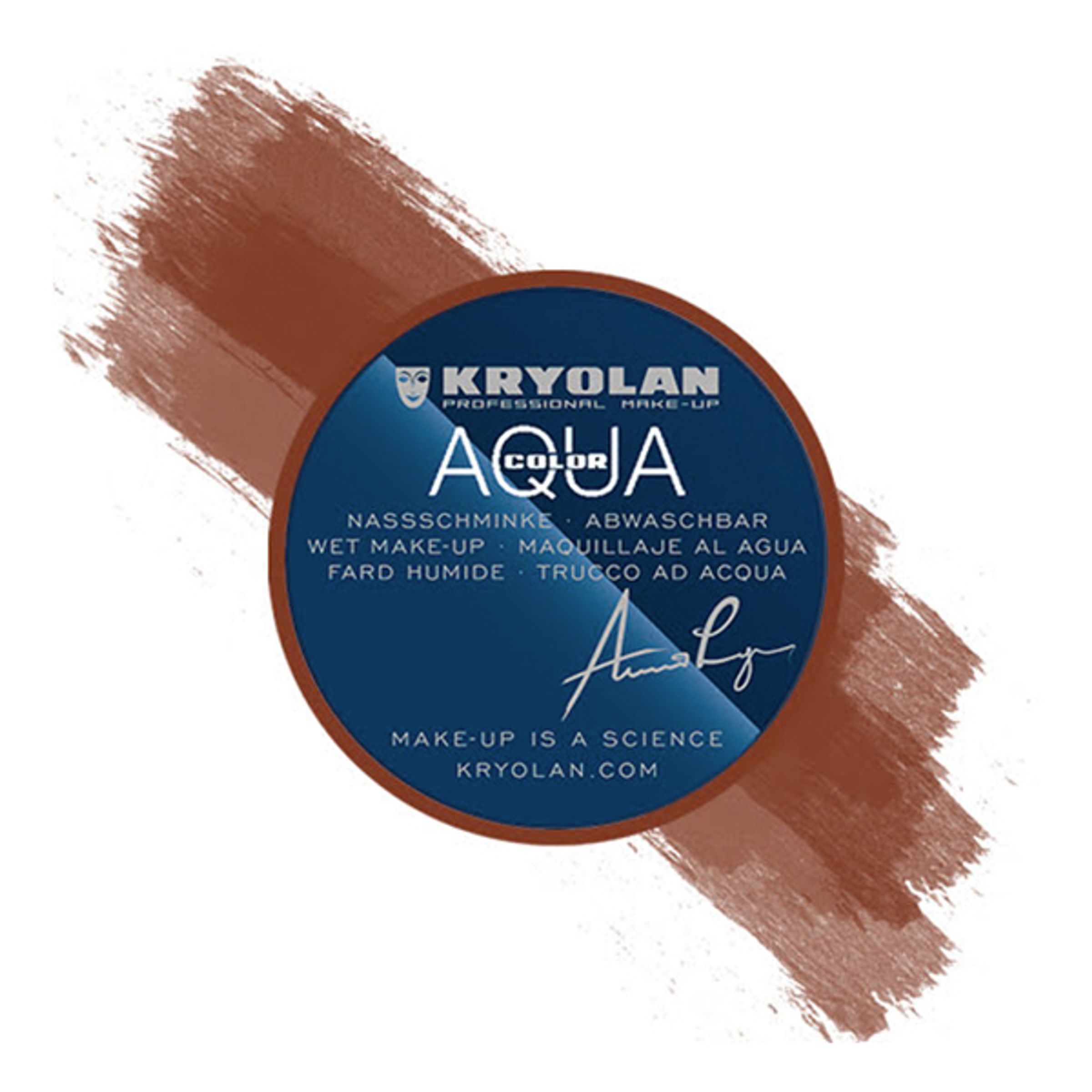 Läs mer om Kryolan Aquacolor Smink - Mellanbrun