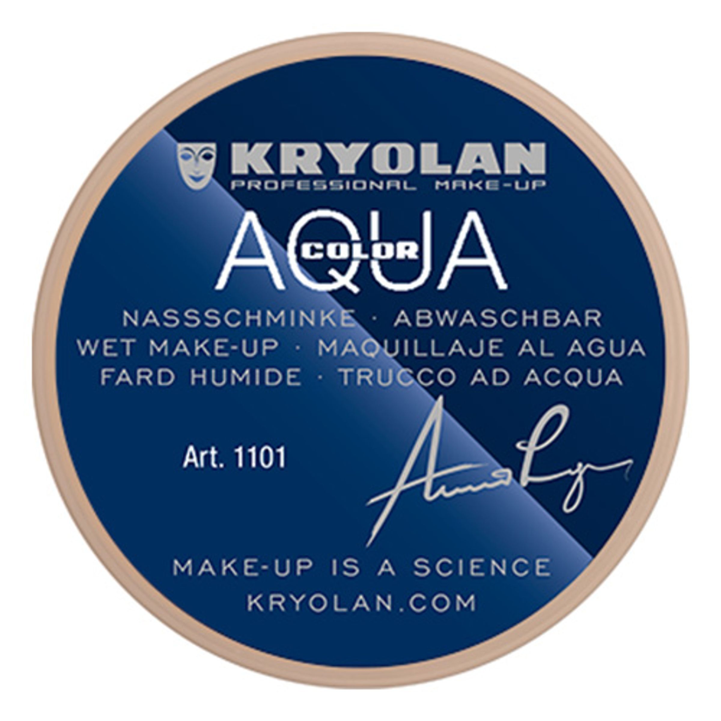 Läs mer om Kryolan Aquacolor Smink - Röd