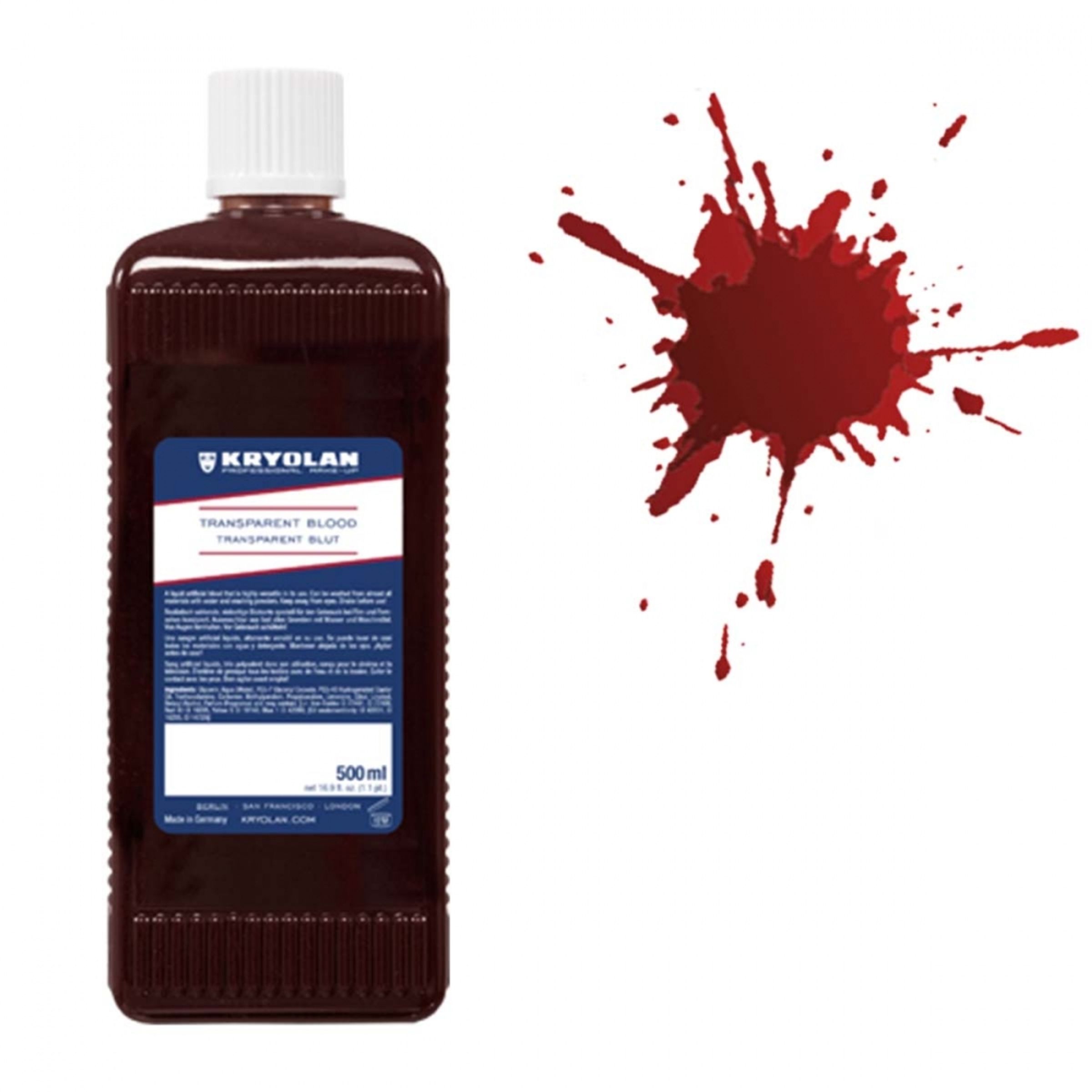 Kryolan Transparent Blod - 500 ml Medium