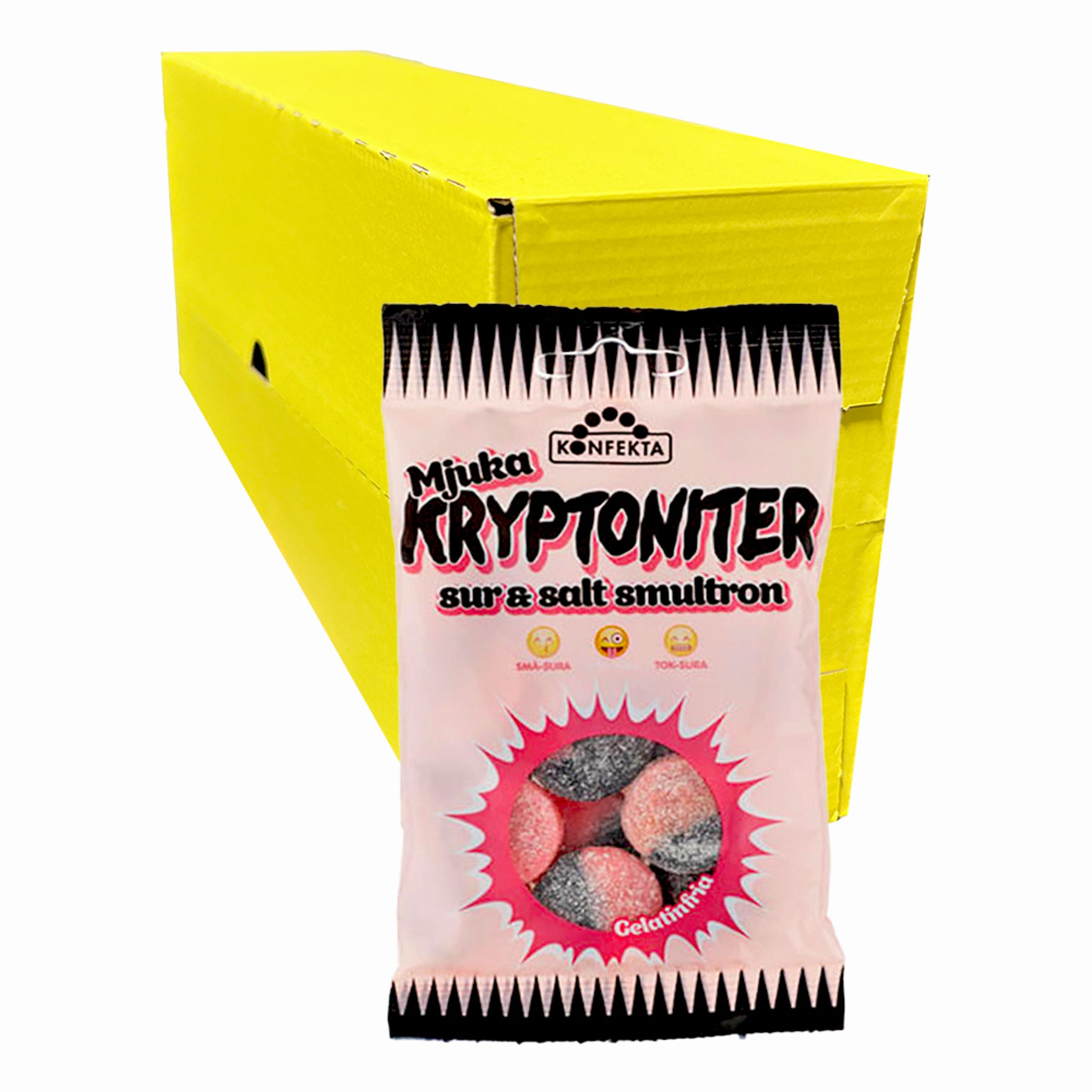 Kryptoniter Mjuka Smultron Storpack - 20-pack