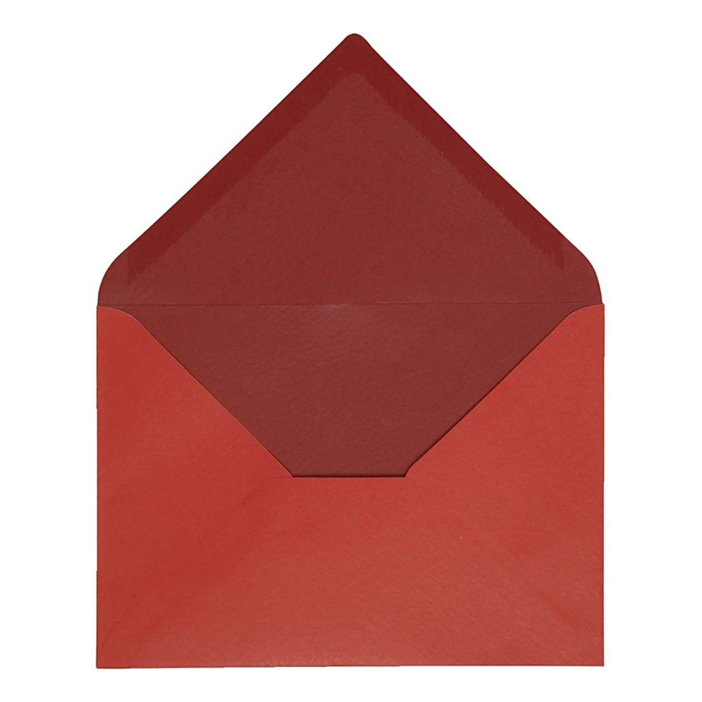 Kuvert Röd/Vinröd - 10-pack
