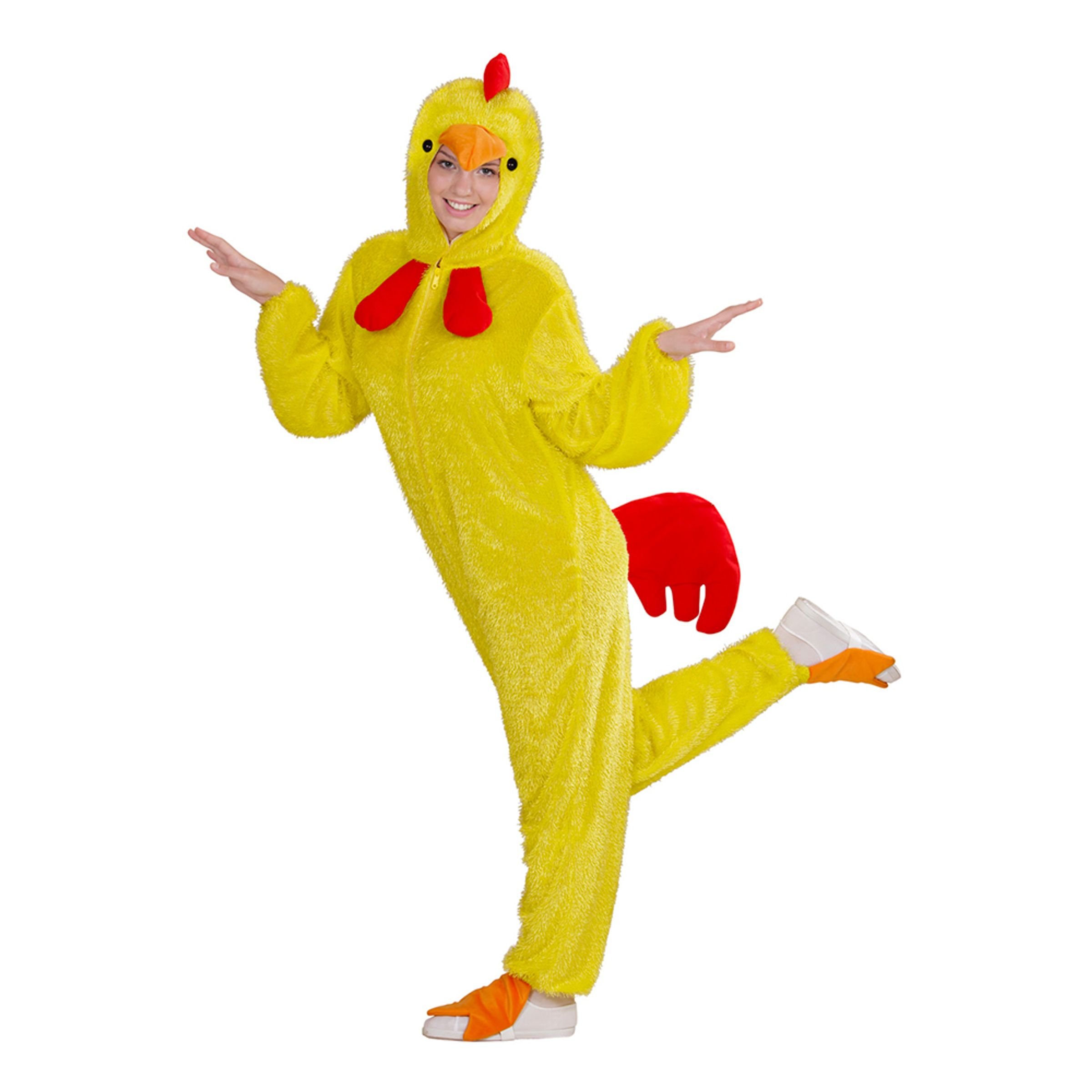 Kyckling-produkter - Kyckling Gul Maskeraddräkt - Medium/Large