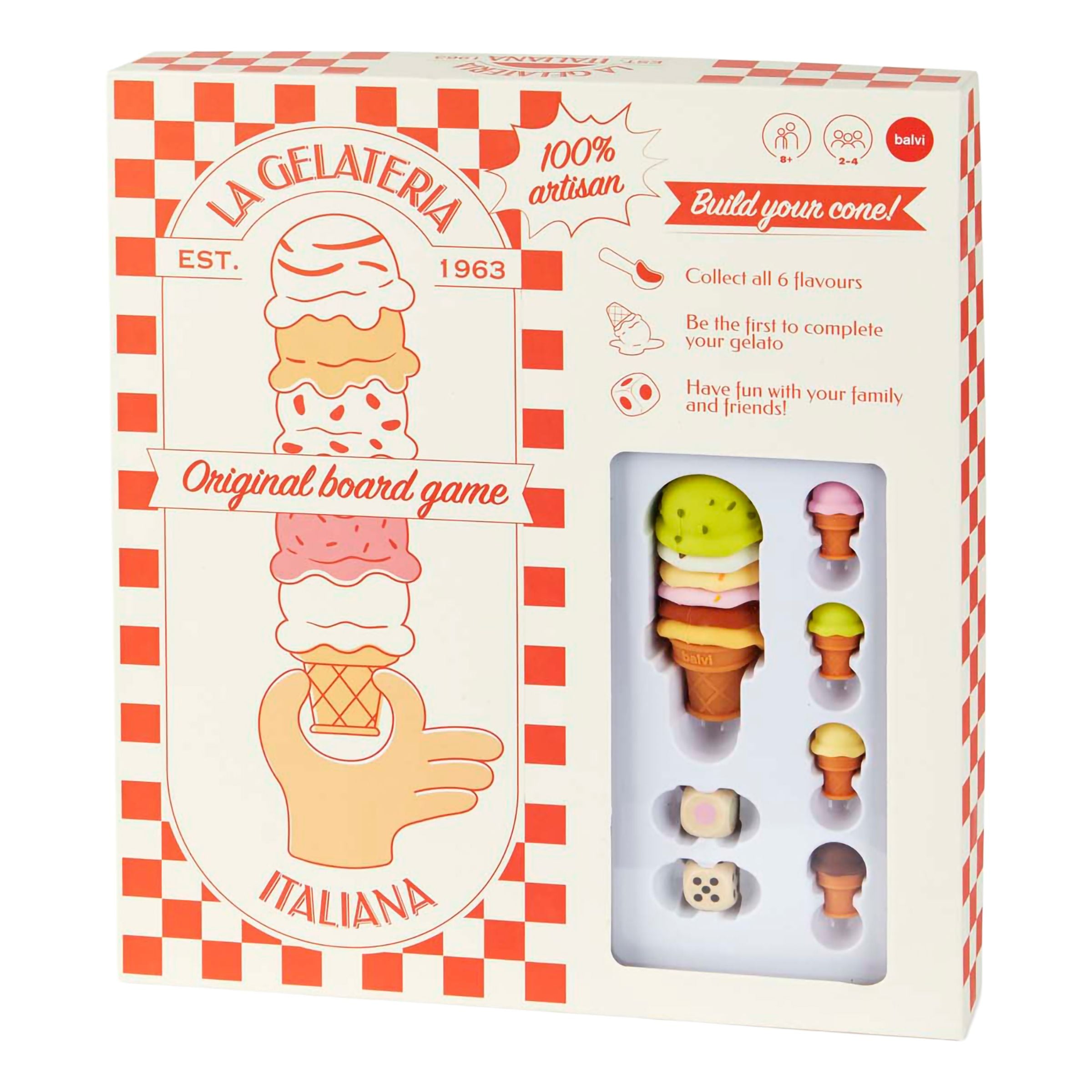 La Gelateria Glassaffär Sällskapsspel | Hem - Roliga Prylar - Spel & Lek - Sällskapsspel | Pryloteket