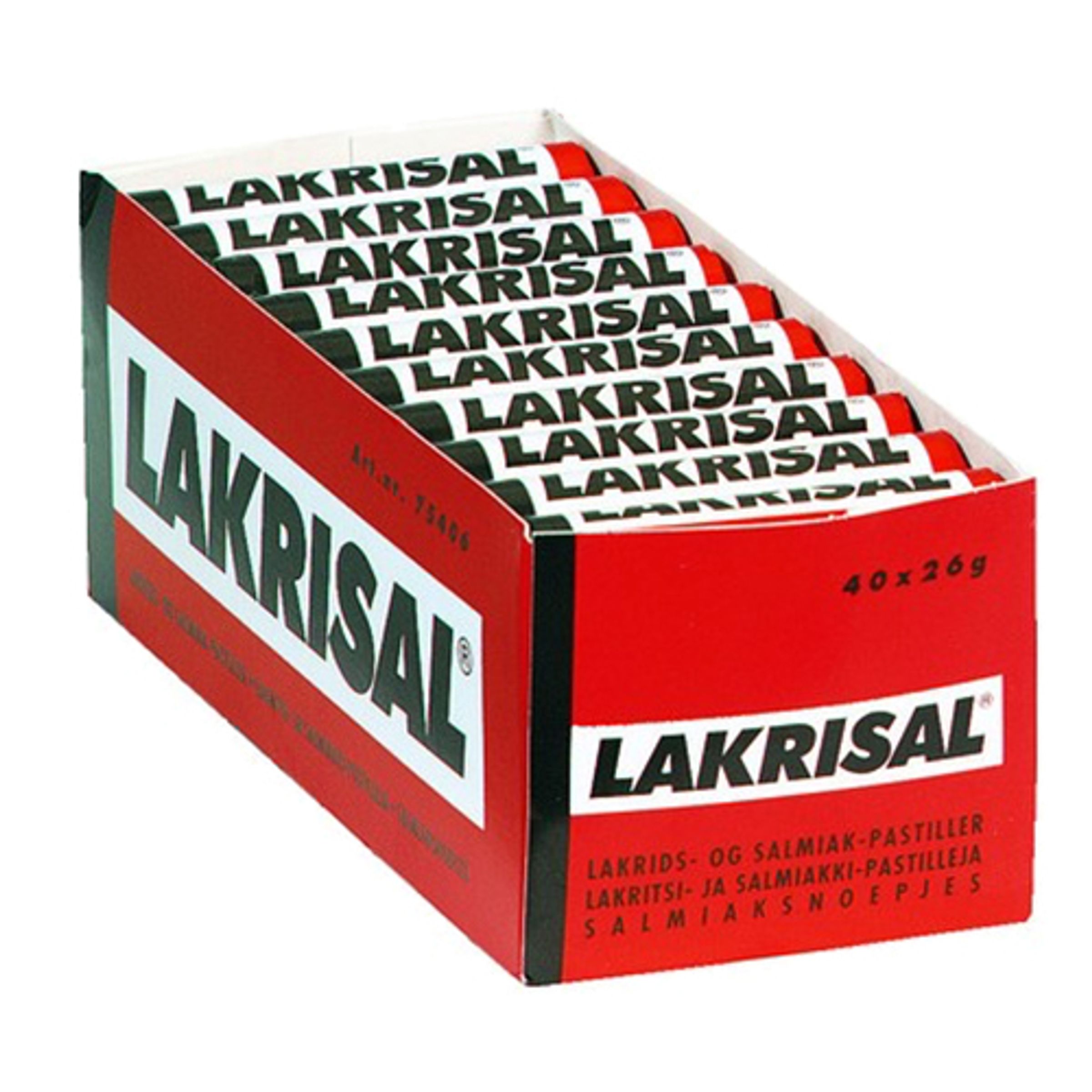 Läs mer om Lakrisal - 40-pack