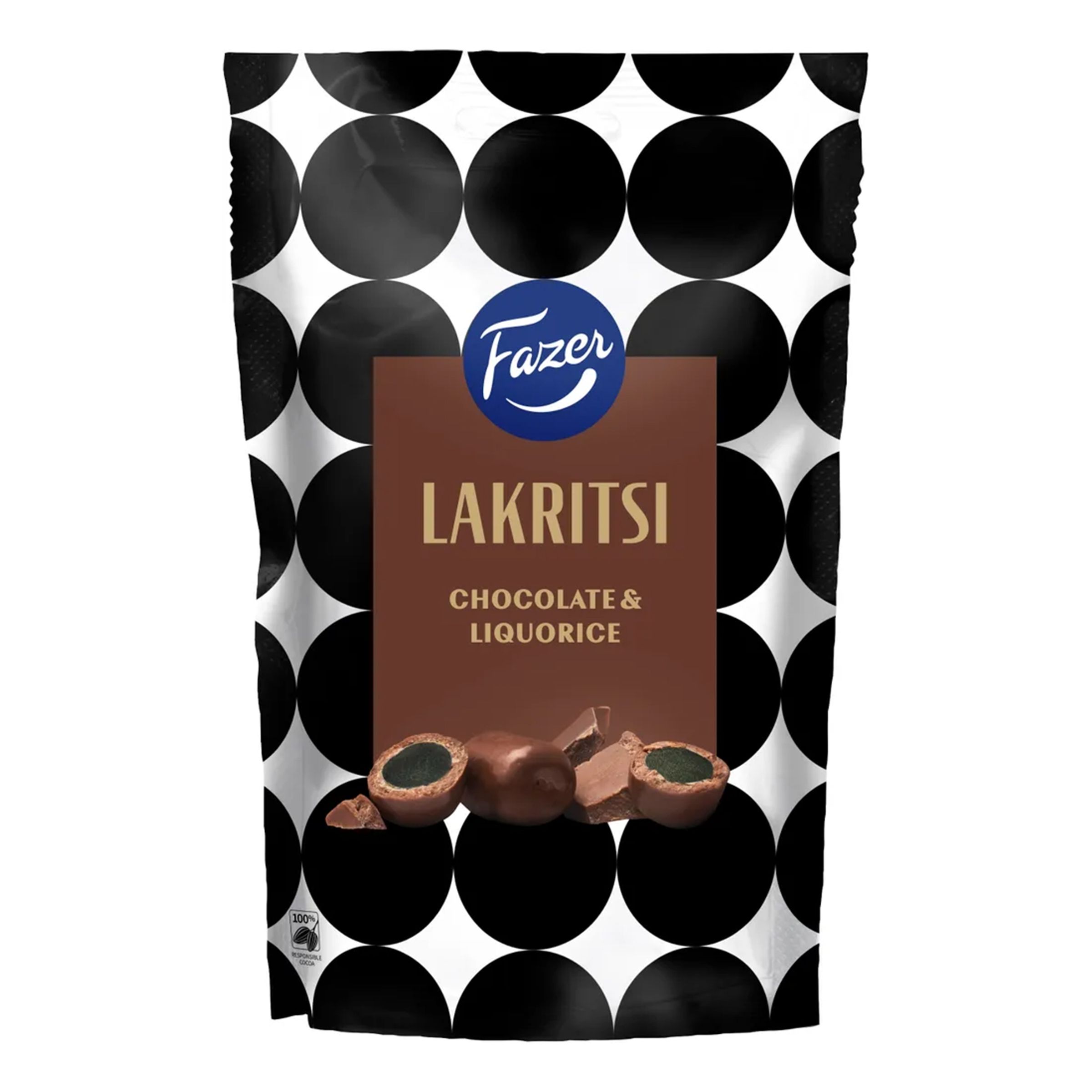 Läs mer om Lakritsi Chocolate & Liqourice - 140 gram