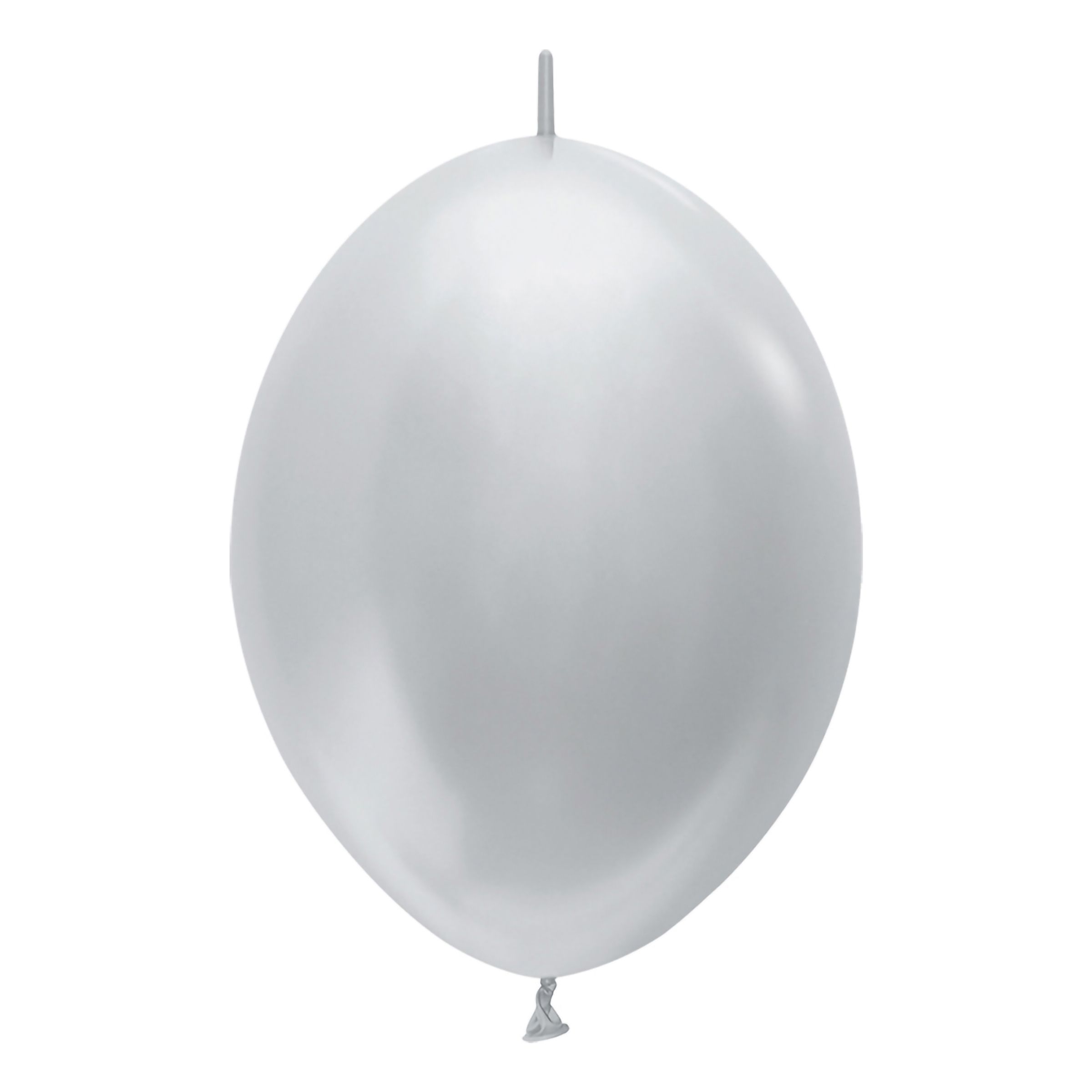 Länkballonger Silver Metallic - 25-pack | Hem//Festartiklar//Ballonger//Latexballonger | PartyOutlet