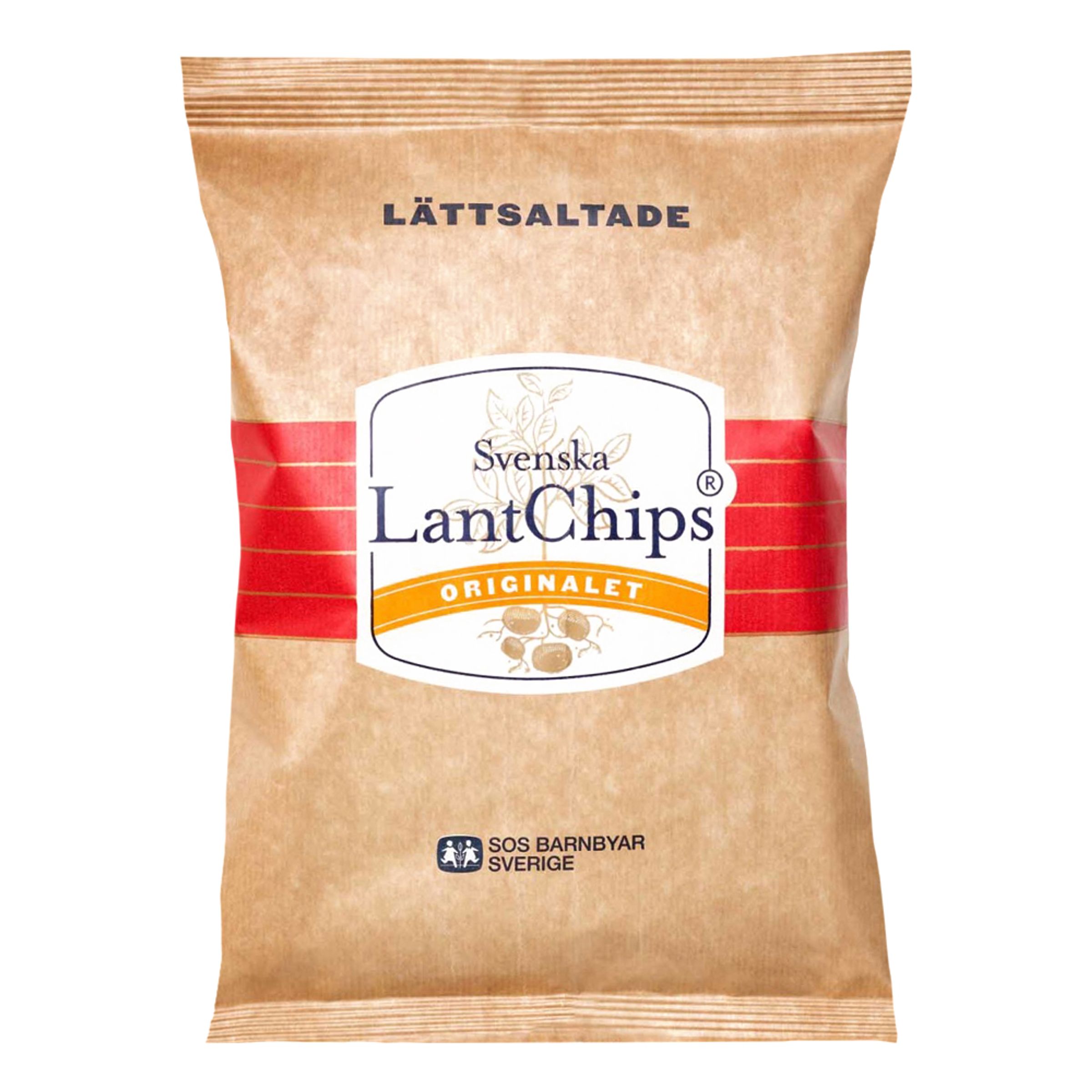 LantChips Lättsaltade - 200 gram