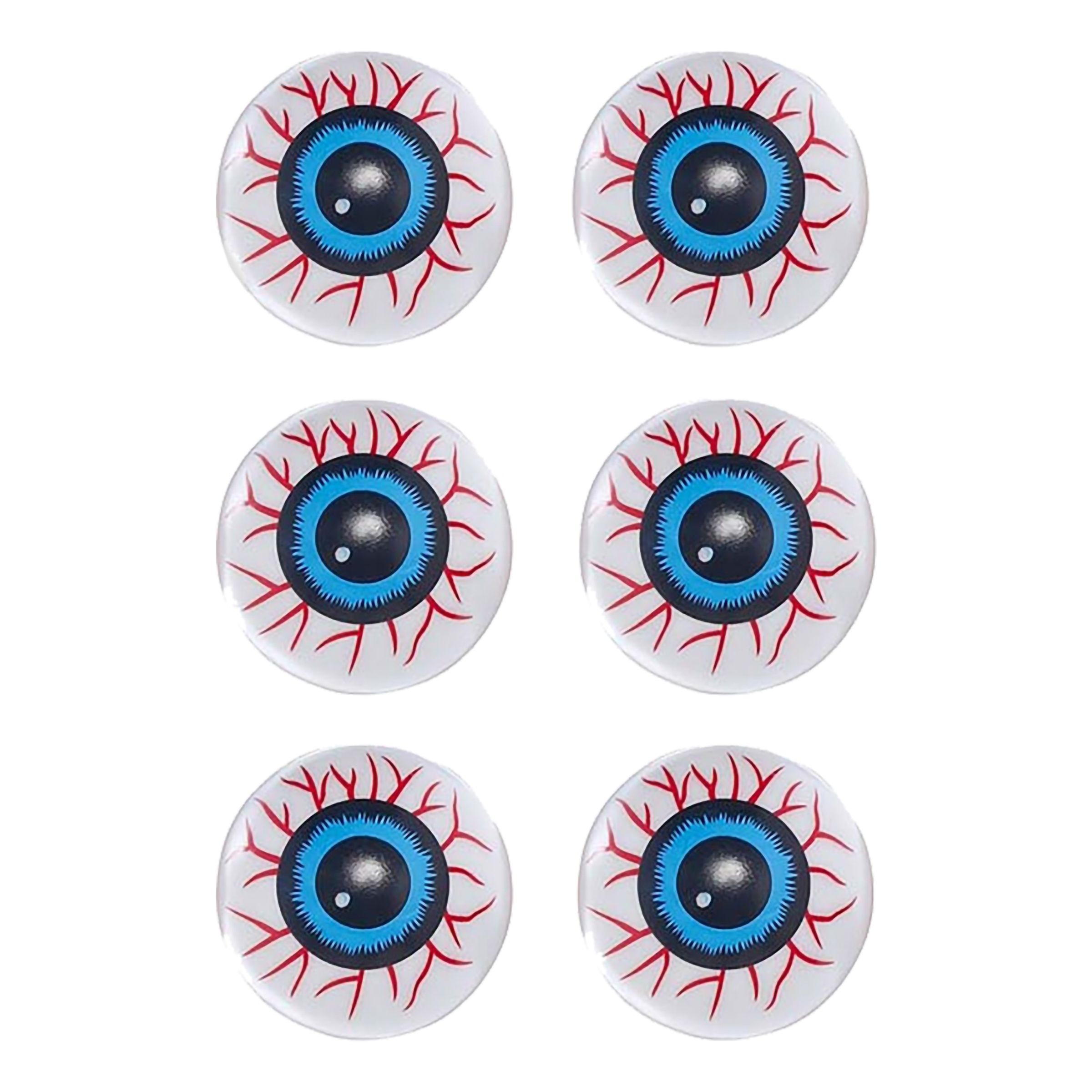 Läskiga Ögon Dekoration - 6-pack | Hem - Maskerad - Dekor & Rekvisita - Rekvisita | Party Outlet