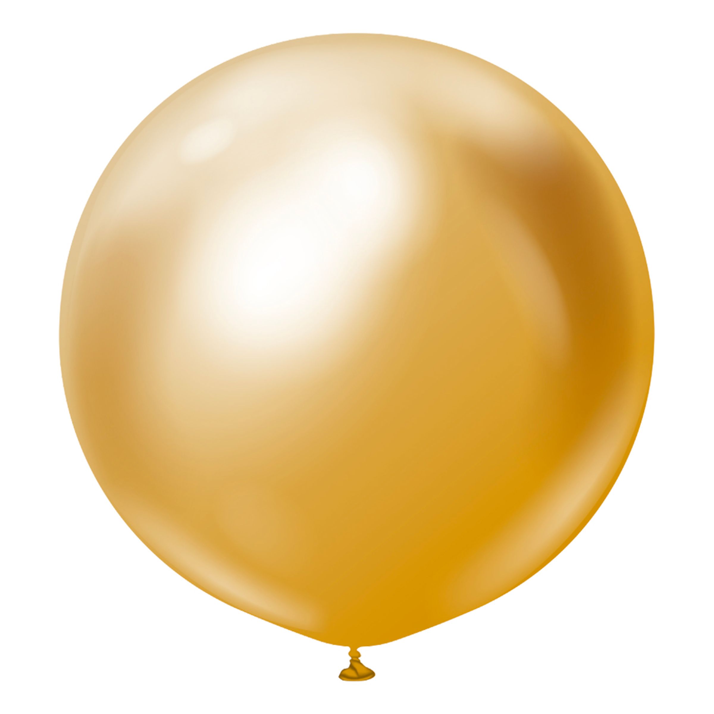 Läs mer om Latexballonger Professional Gigantiska Gold Chrome - 2-pack