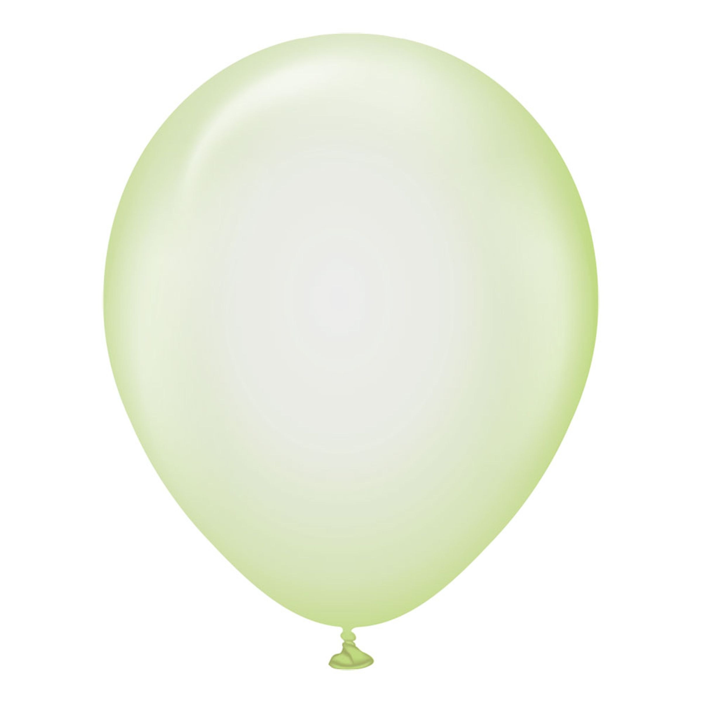 Läs mer om Latexballonger Professional Gröna Pure Crystal - 100-pack