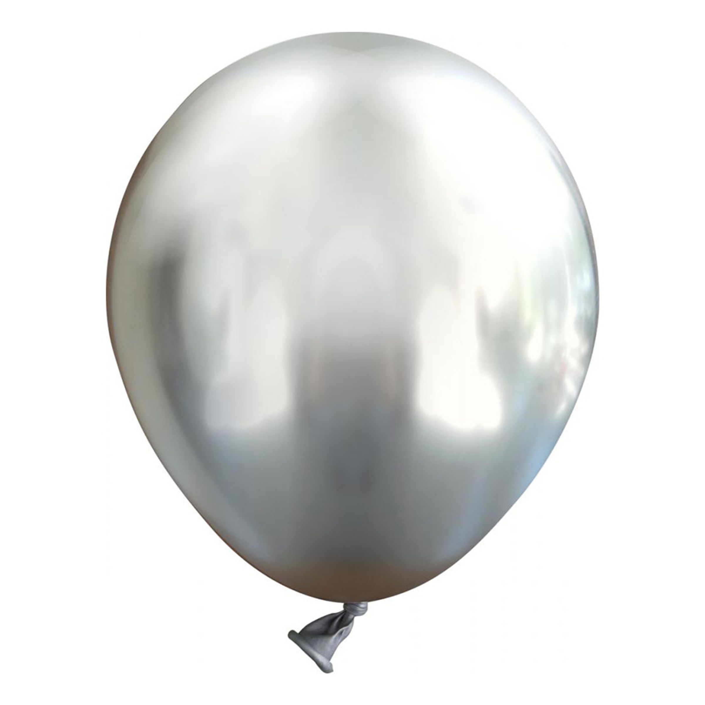 Läs mer om Latexballonger Mini Krom Silver - 25-pack