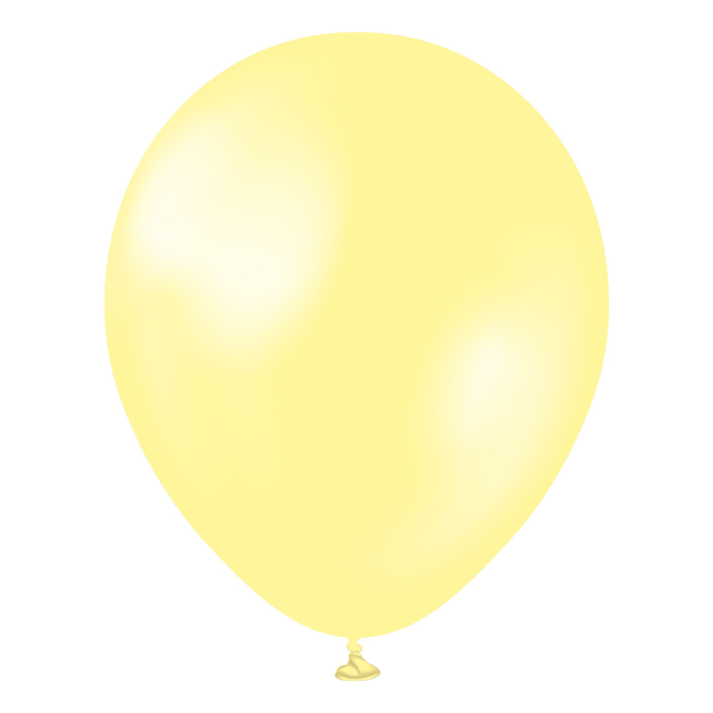 Läs mer om Latexballonger Professional Pearl Citrongul - 25-pack