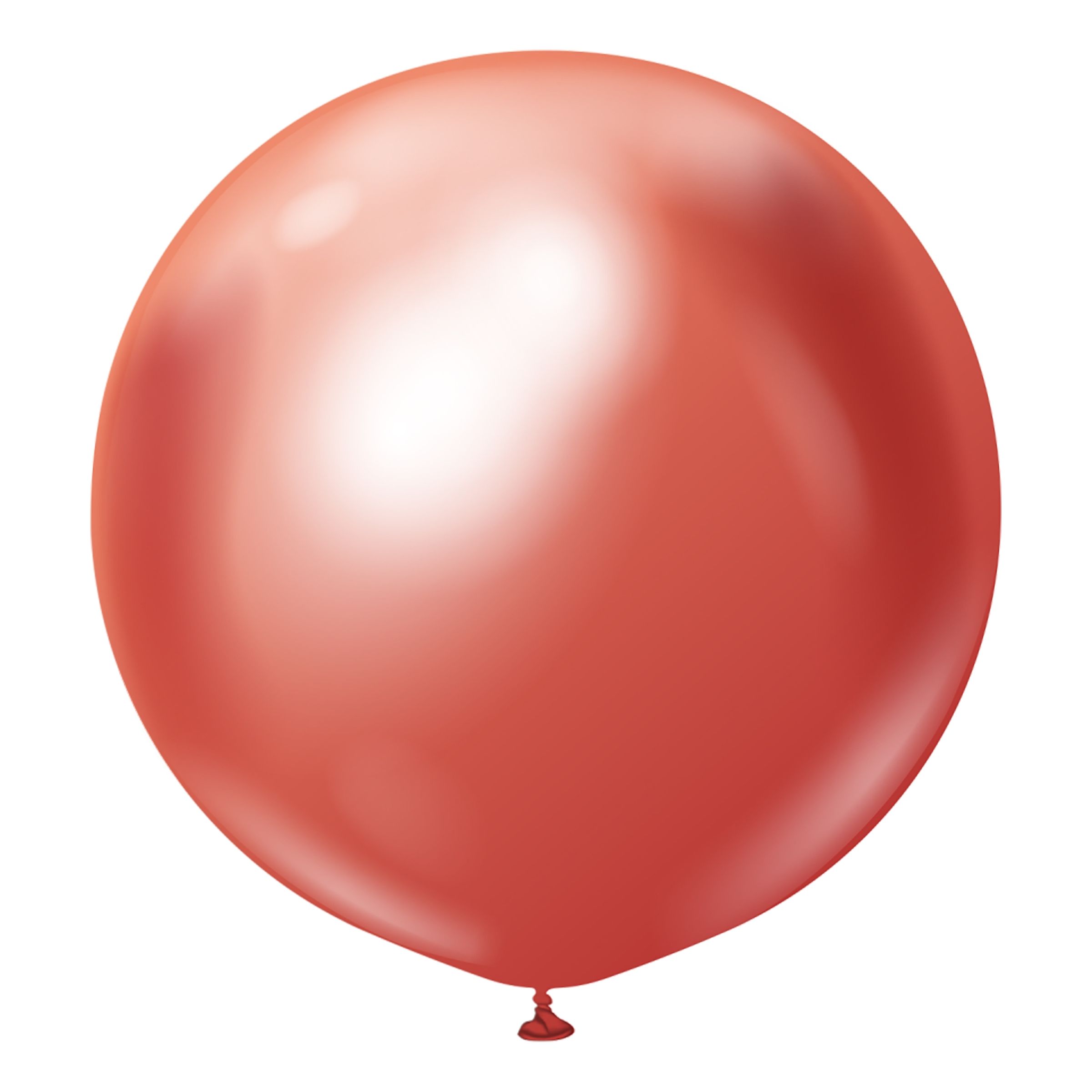 Latexballonger Professional Gigantiska Röda Chrome - 2-pack