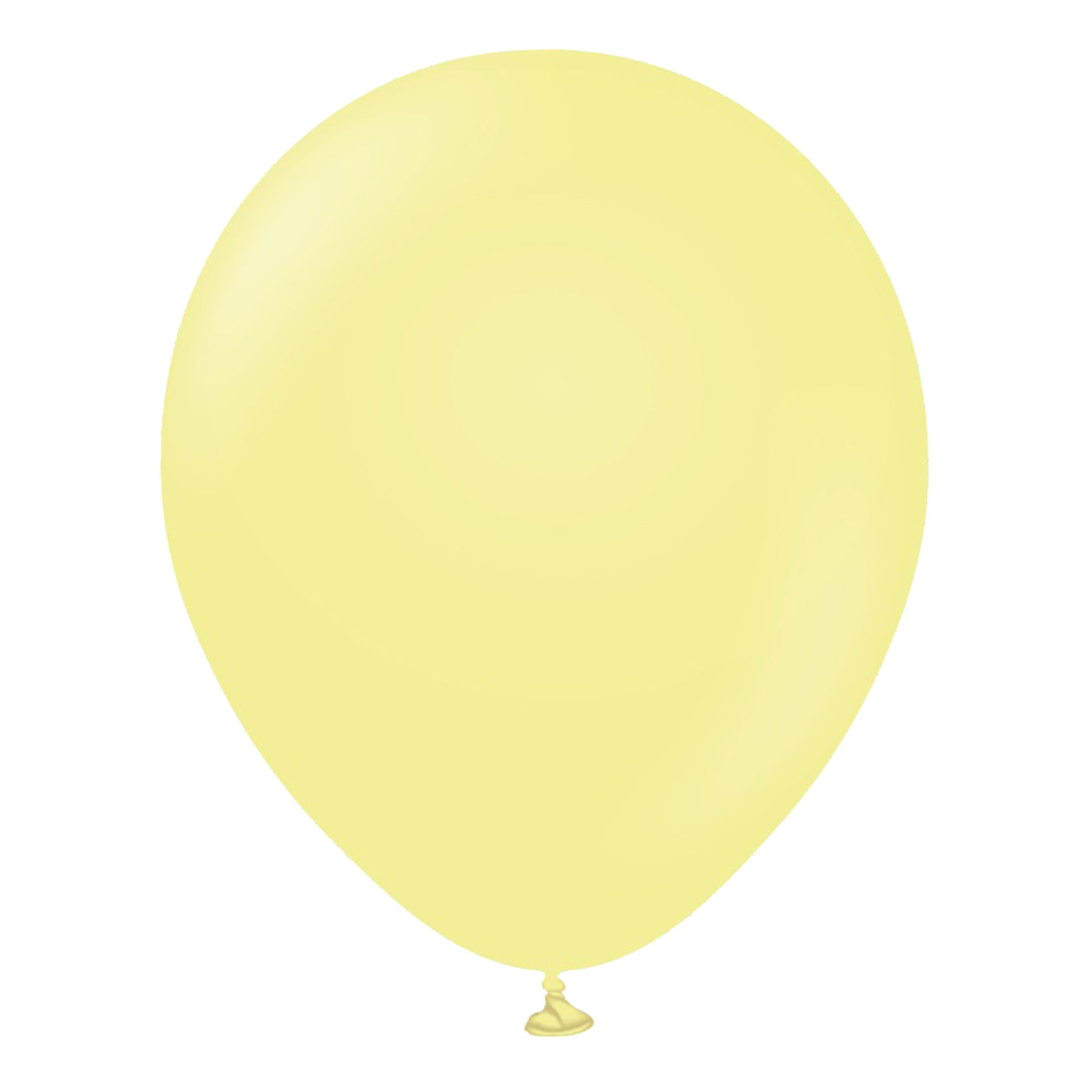 Läs mer om Latexballonger Professional Macaron Yellow - 10-pack
