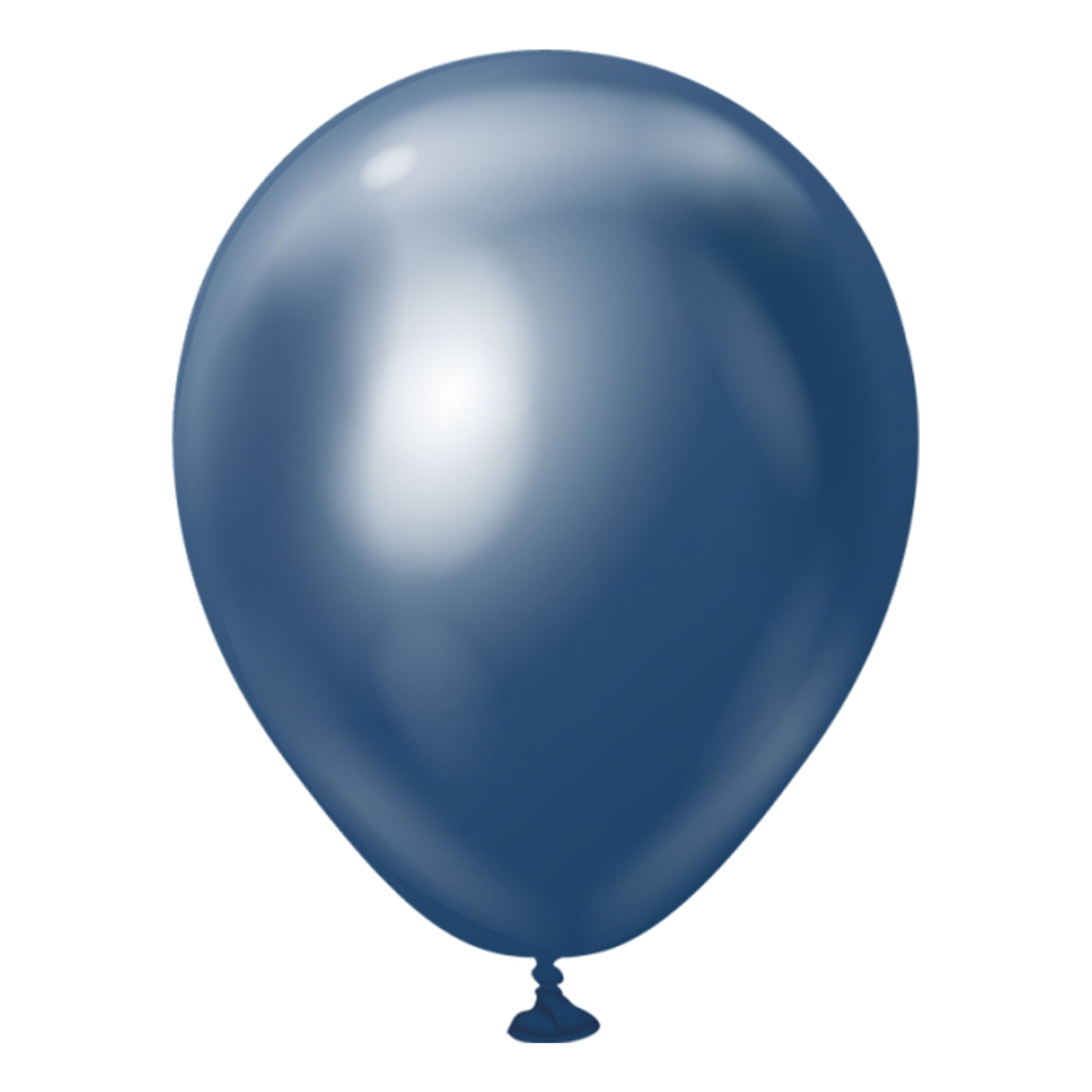 Läs mer om Latexballonger Professional Mini Navy Chrome - 100-pack