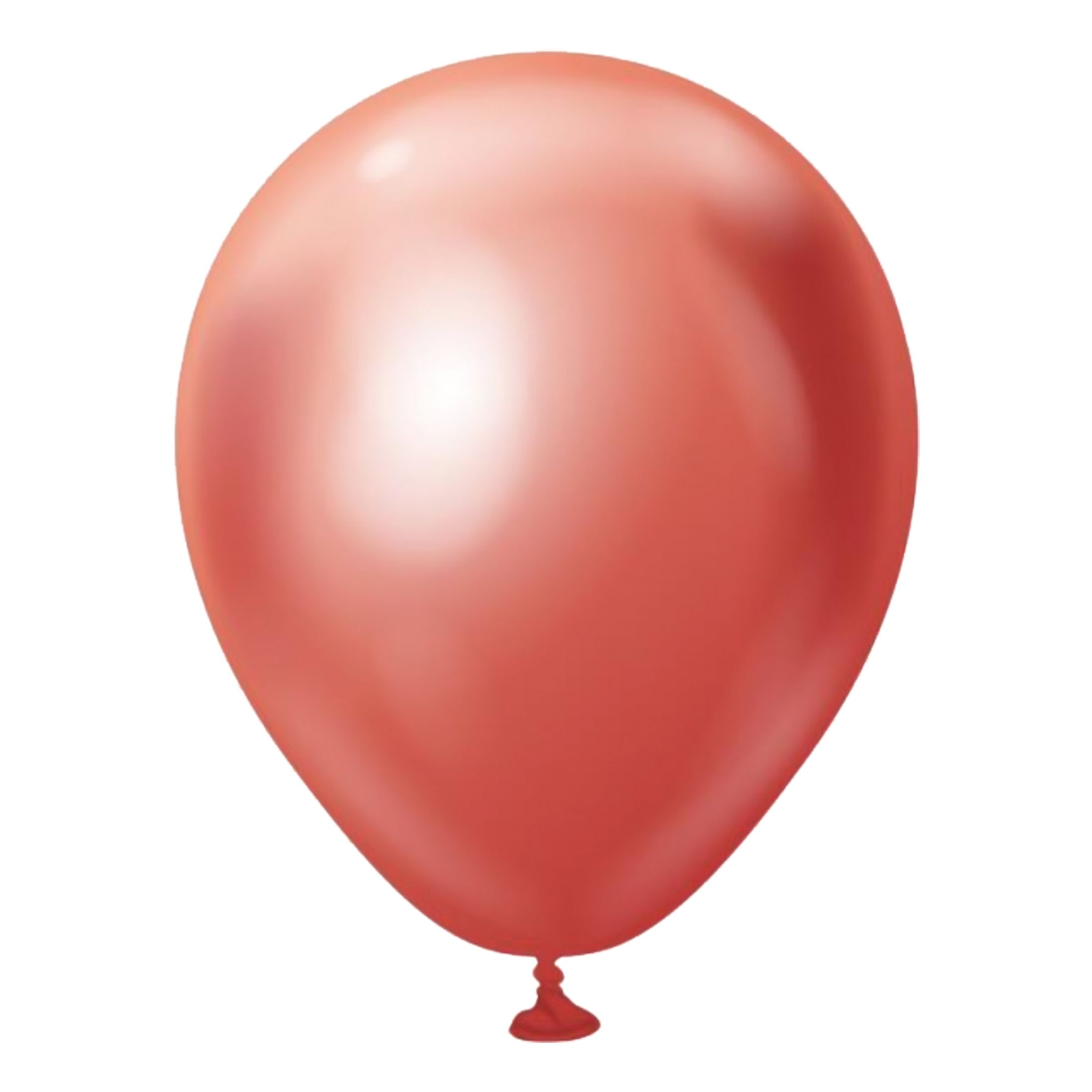 Läs mer om Latexballonger Professional Mini Red Chrome - 25-pack