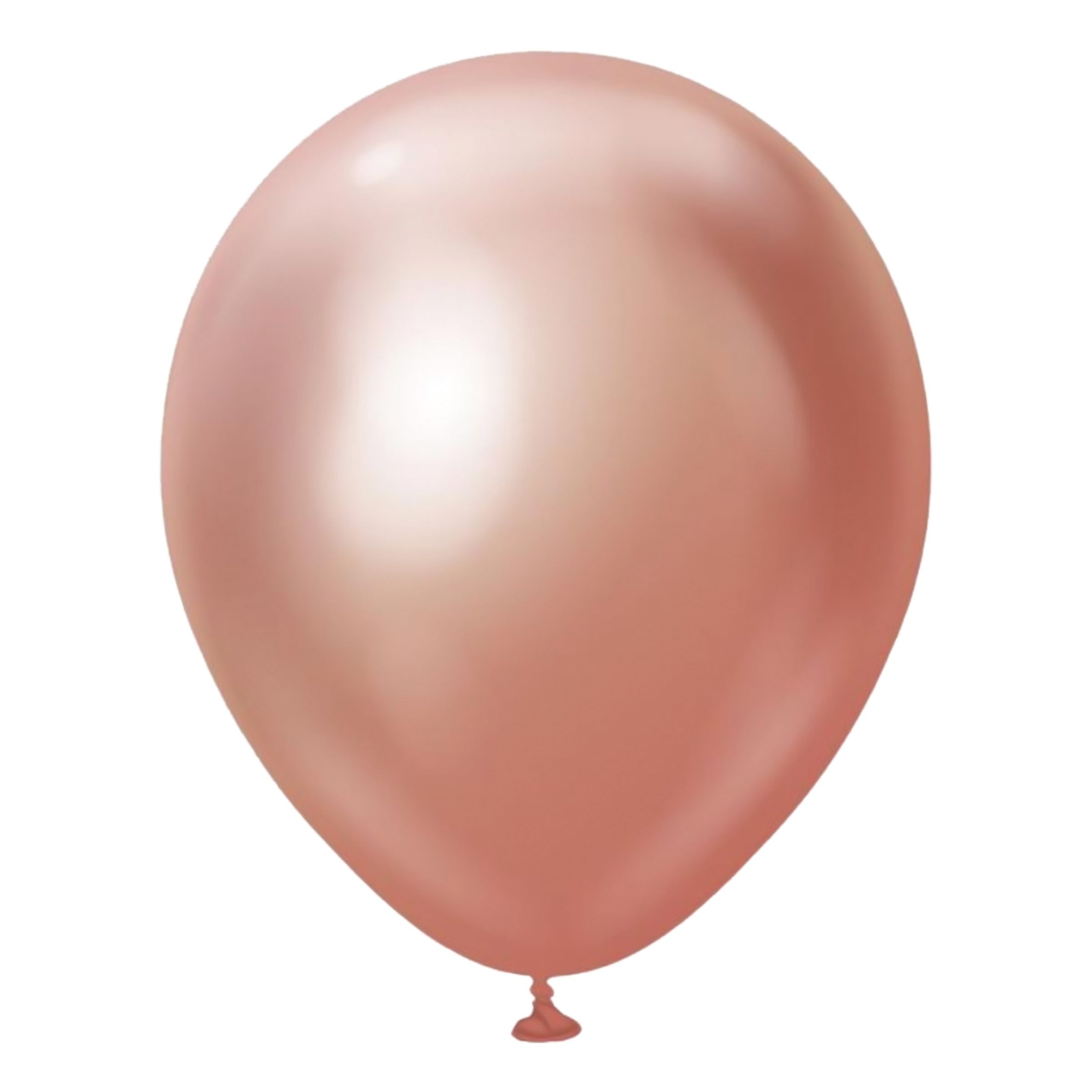 Läs mer om Latexballonger Professional Rose Gold Chrome - 100-pack