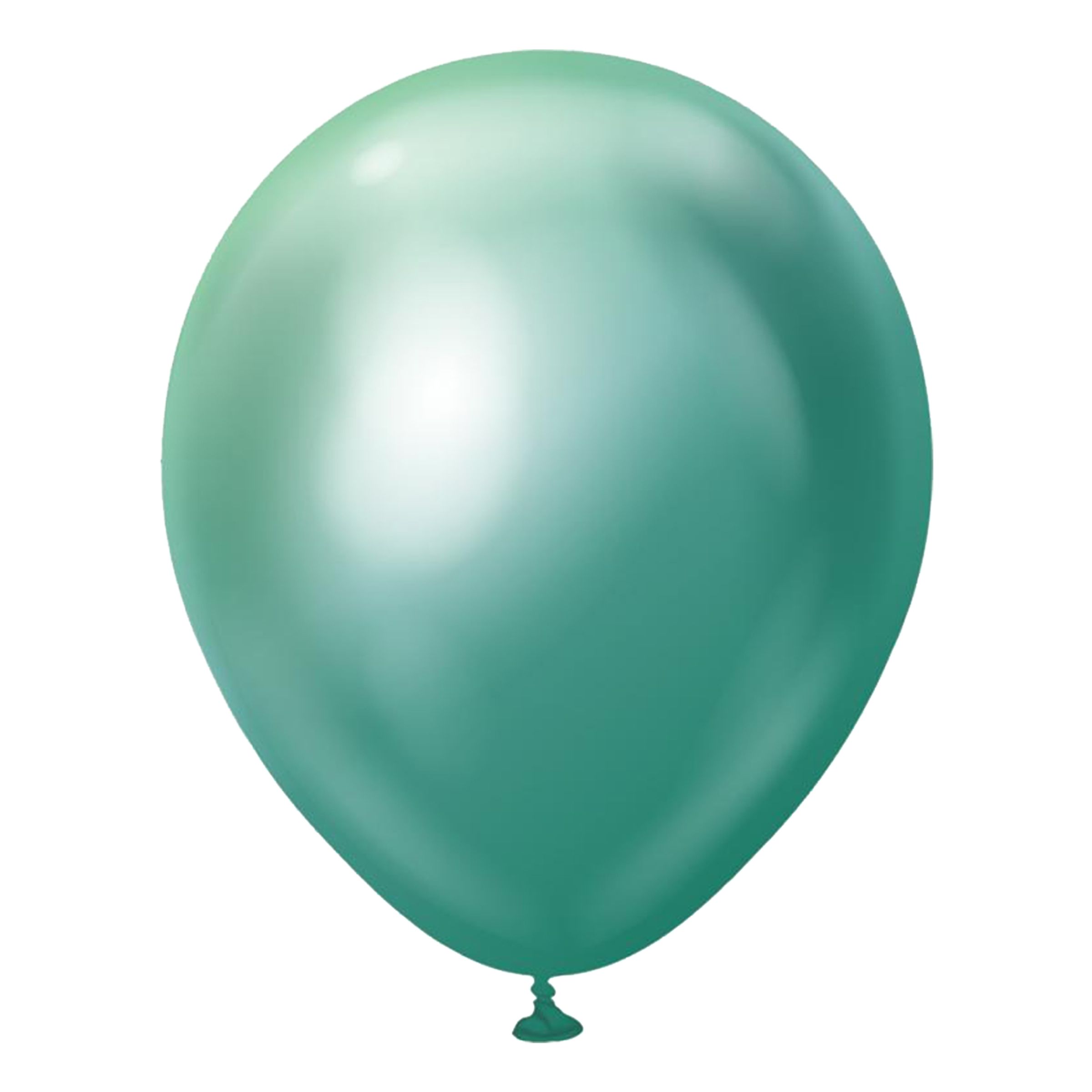 Läs mer om Latexballonger Professional Stora Green Chrome - 5-pack