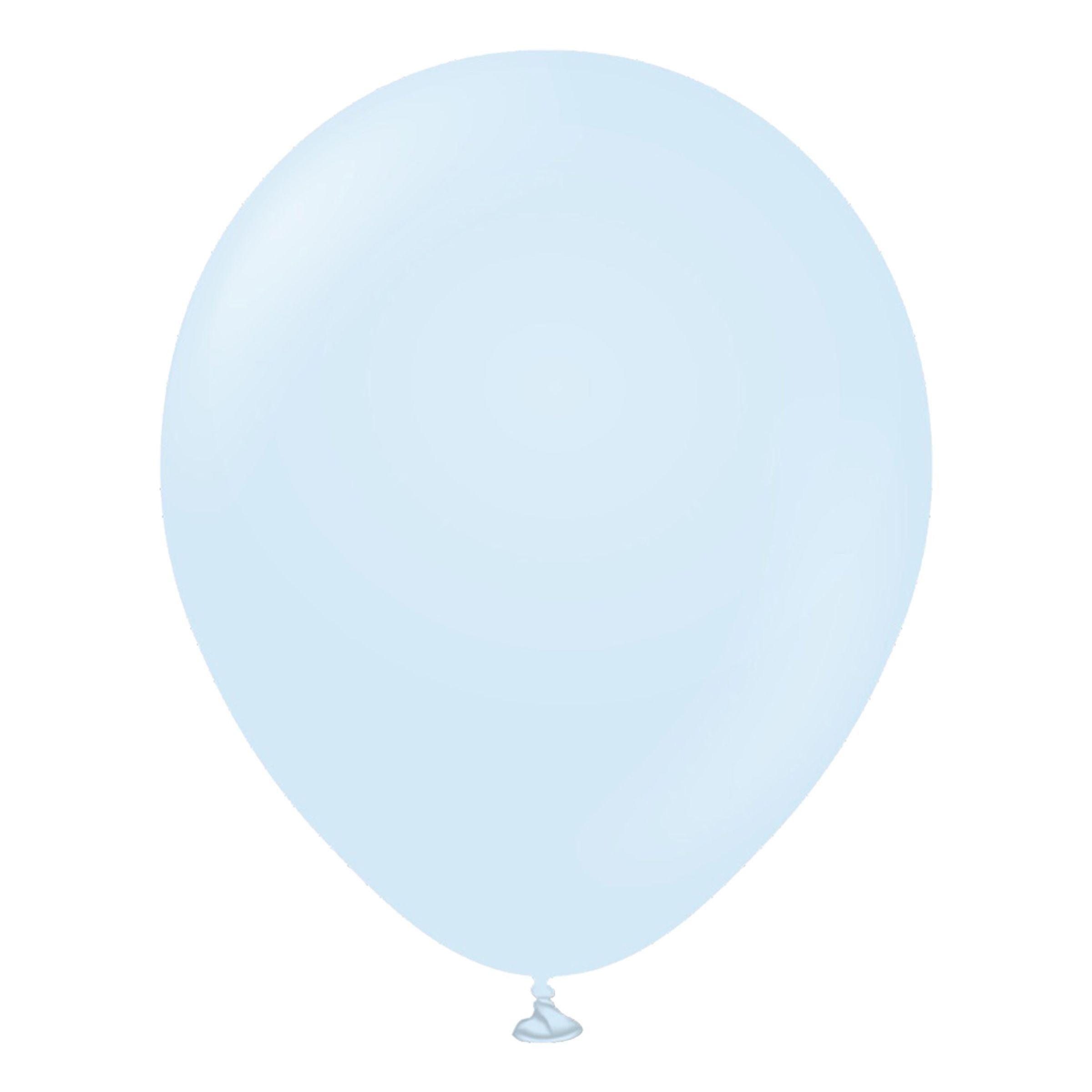 Läs mer om Latexballonger Professional Stora Macaron Baby Blue - 5-pack