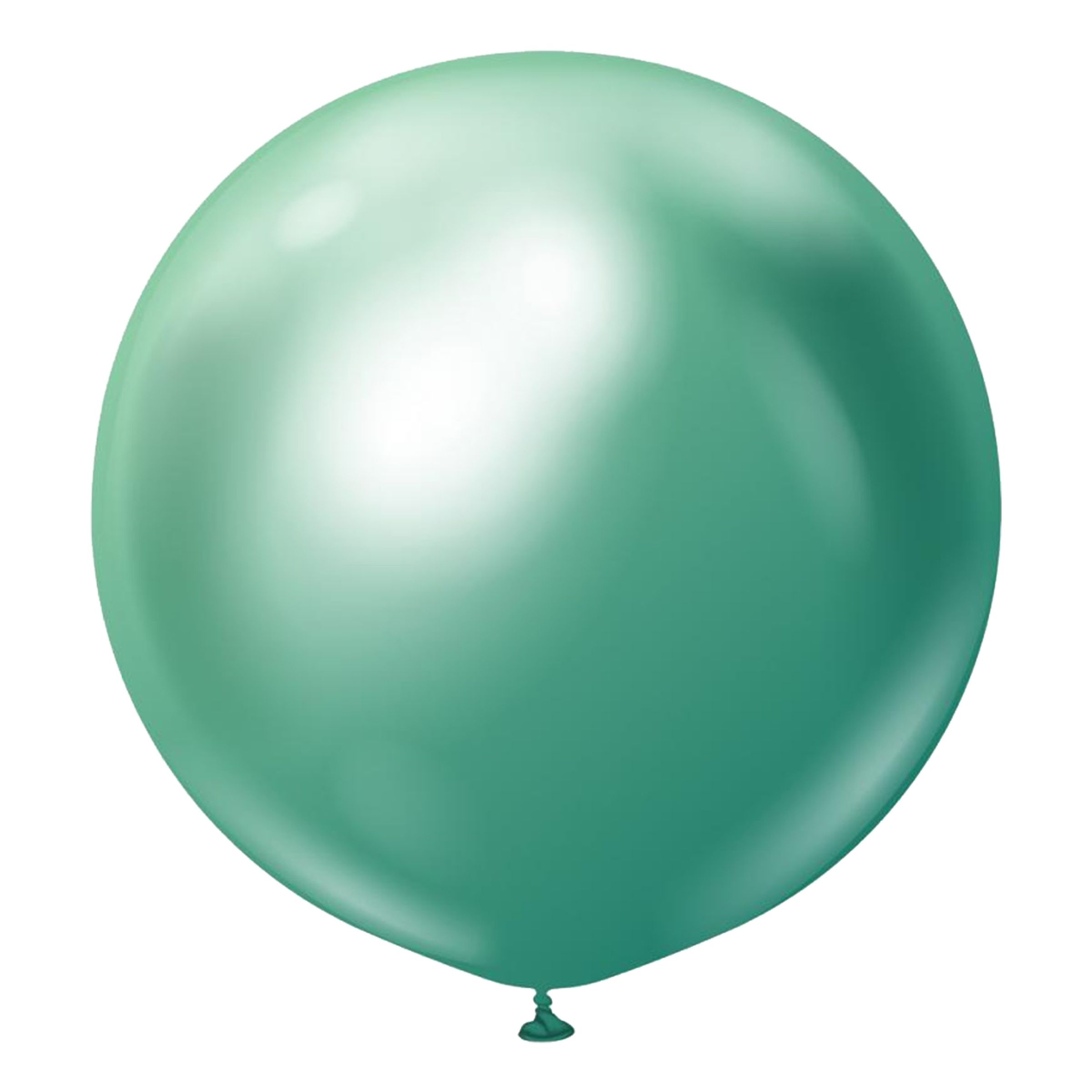 Läs mer om Latexballonger Professional Superstora Green Chrome - 10-pack