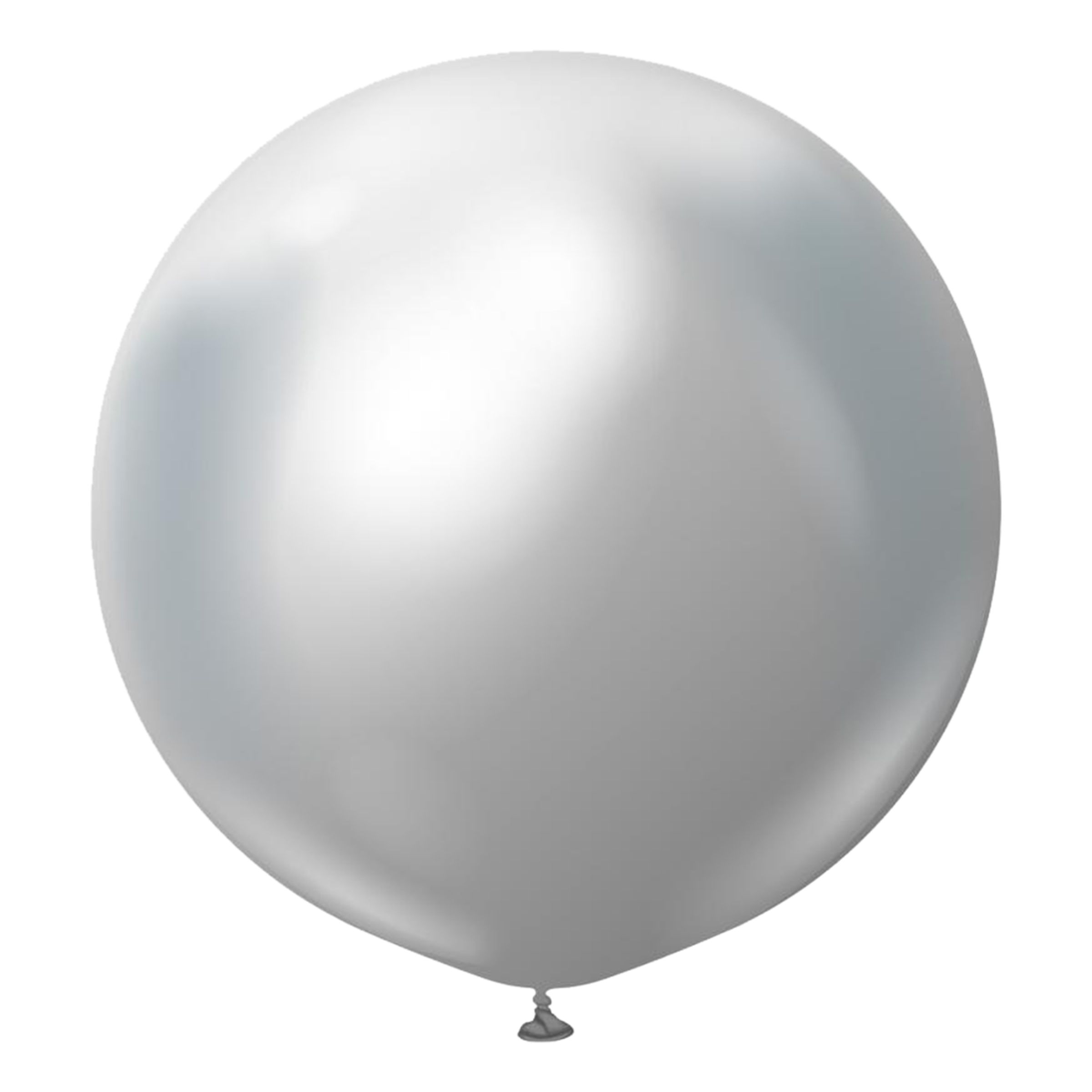Läs mer om Latexballonger Professional Superstora Silver Chrome - 10-pack