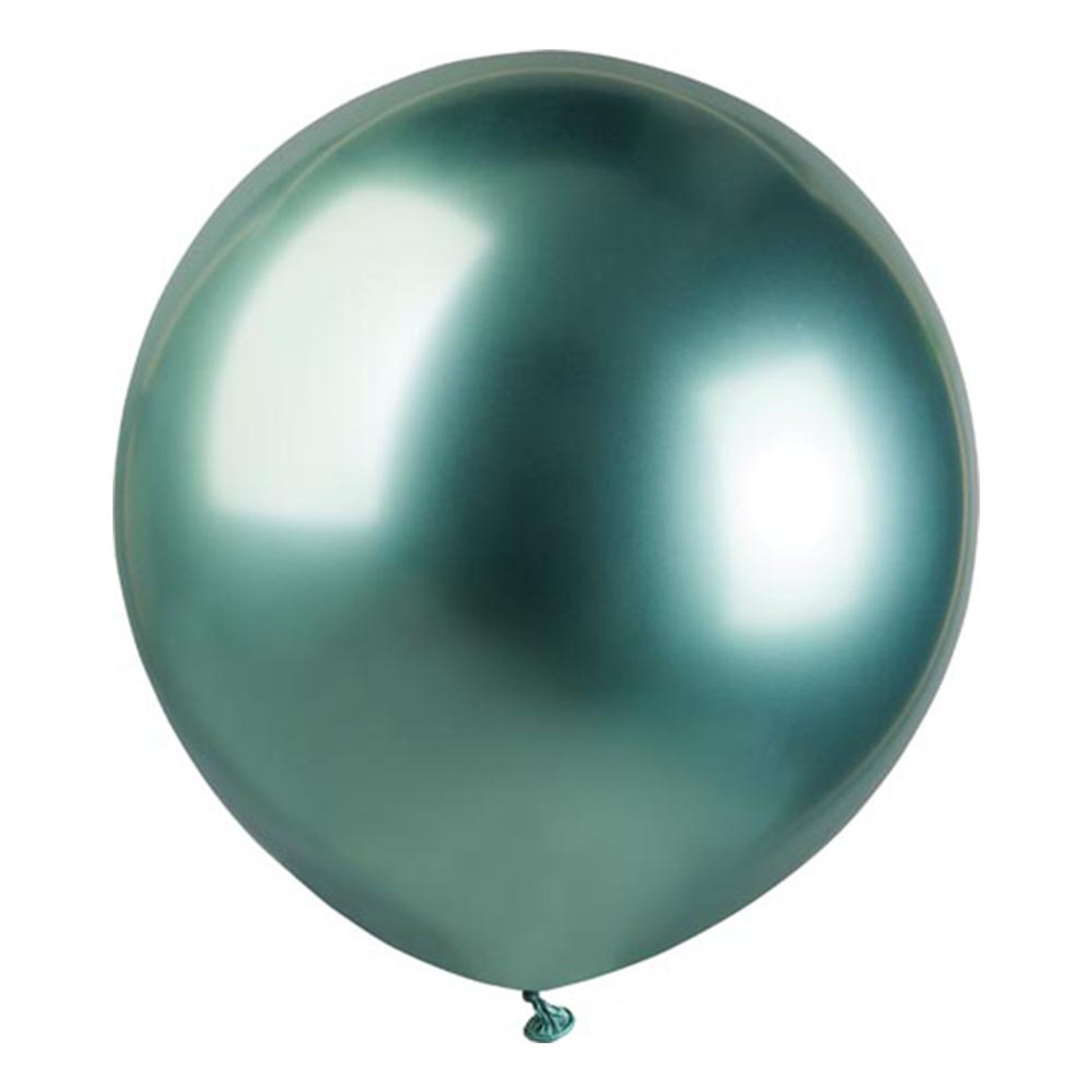 Ballonger Krom Grön Stora - 10-pack