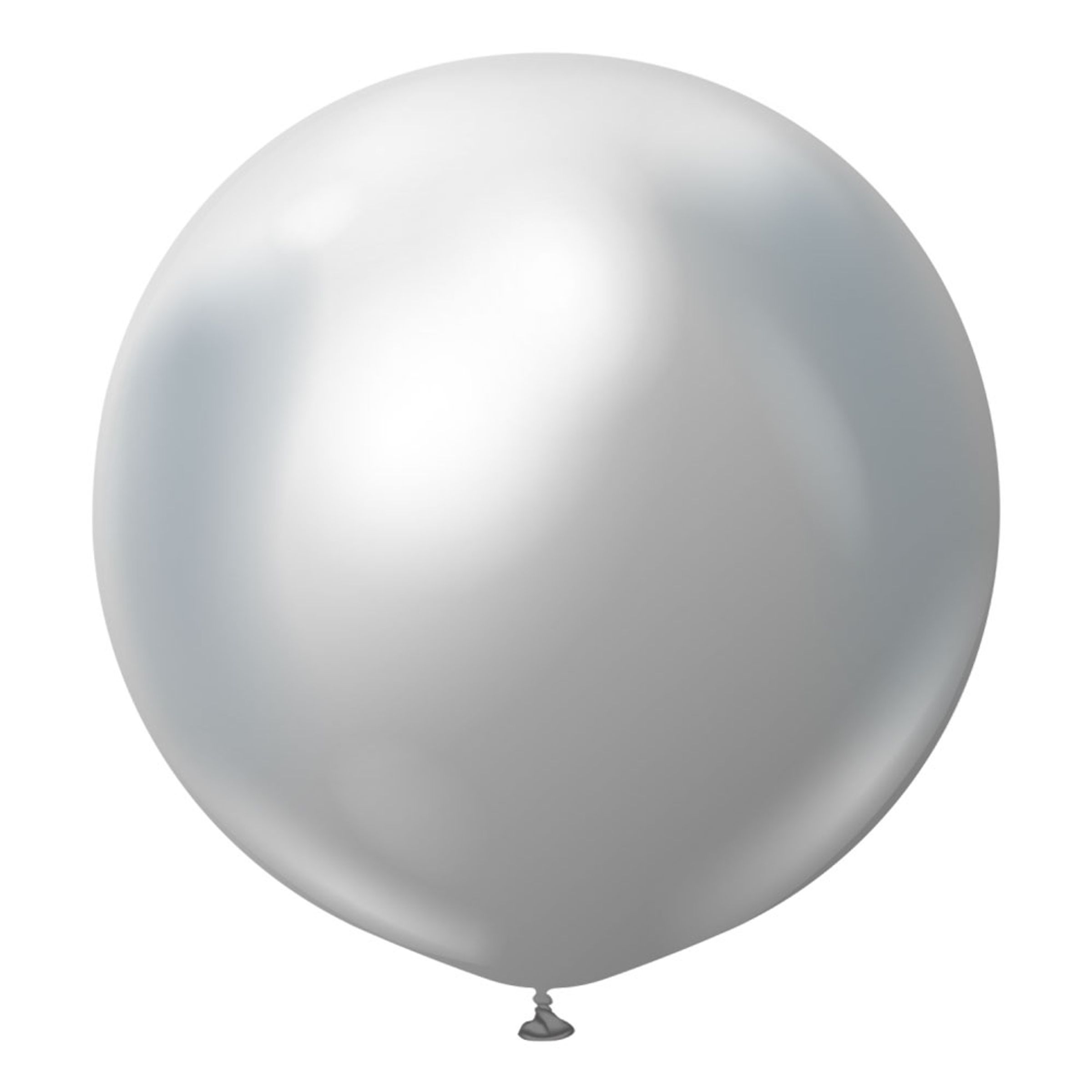 Läs mer om Latexballonger Professional Gigantiska Silver Chrome - 2-pack