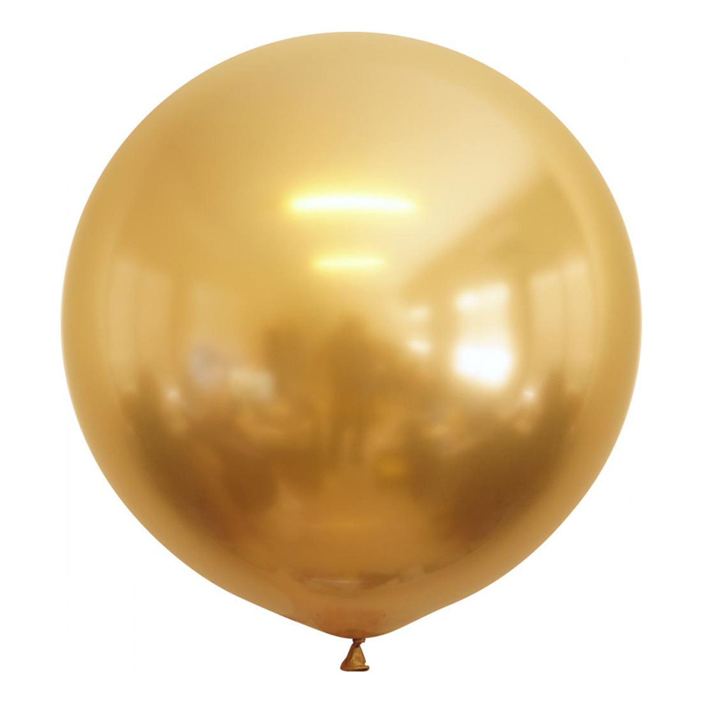Läs mer om Latexballonger Professional Superstora Gold Chrome - 2-pack