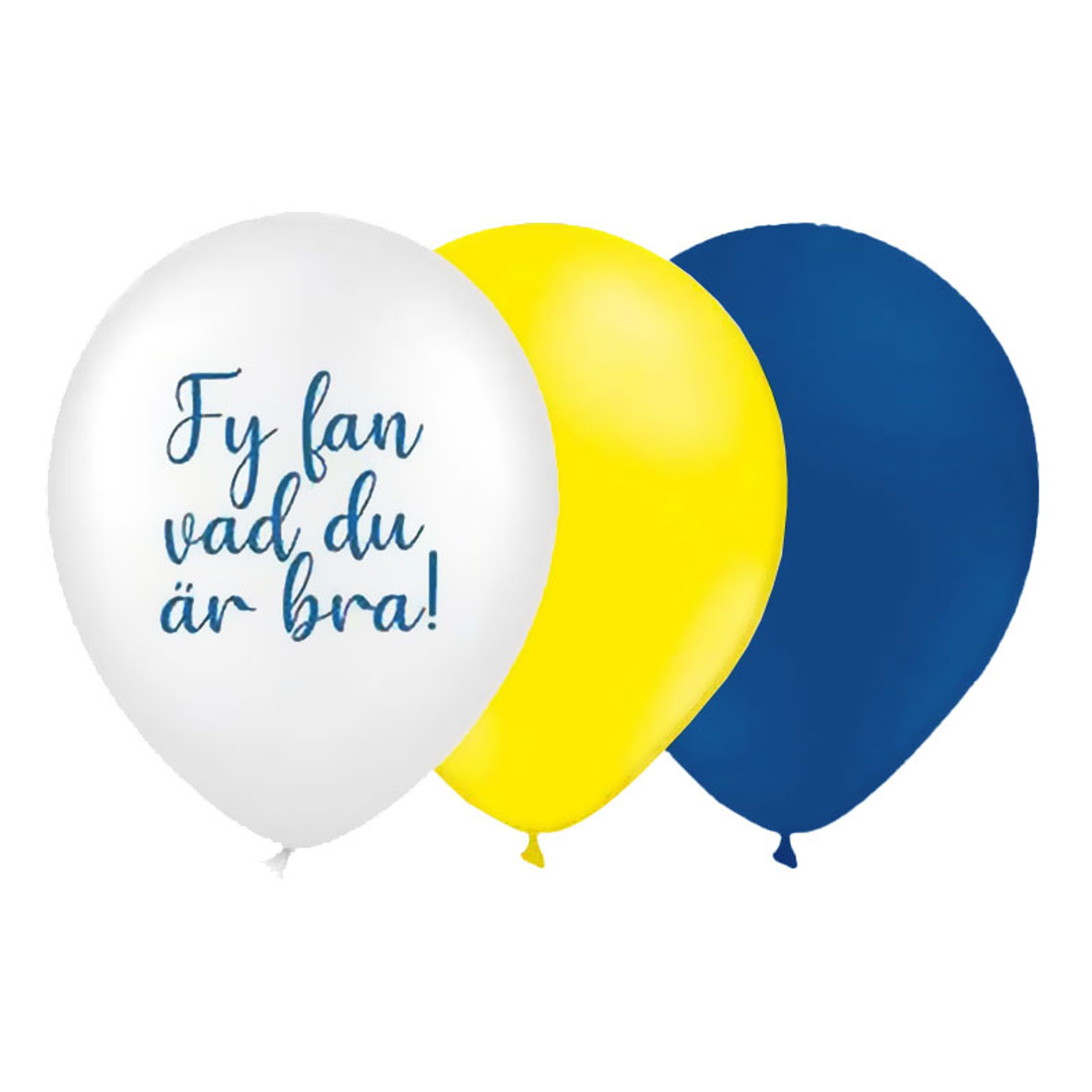 Läs mer om Latexballonger Student Vad Du Är Bra - 8-pack